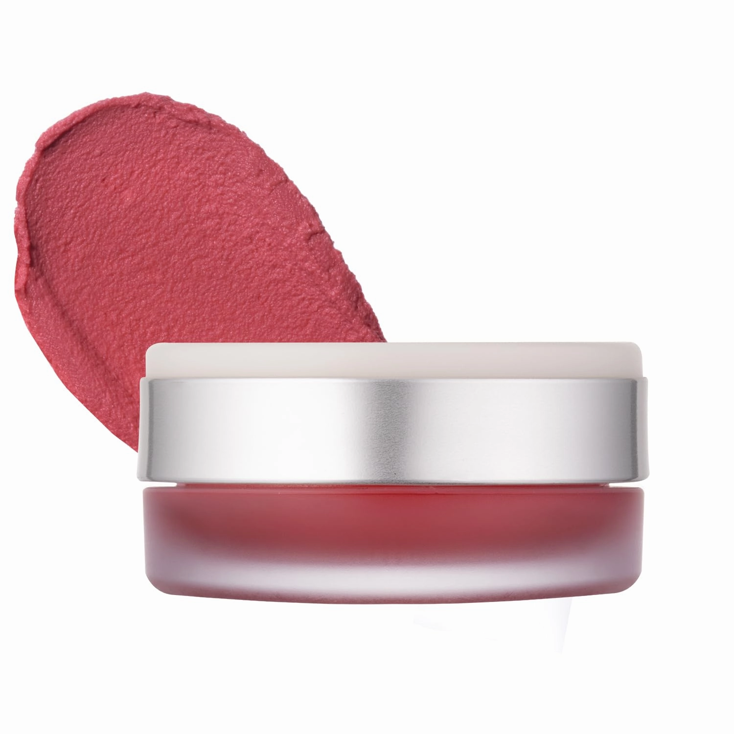 Heart Percent Dote On Mood Custom Lip & Cheek Single, Soft Velvety Tinted Balm Matte (Fog Pot) Air-Fit Mist Textures Multi-use Blush & Lip Tint 4.7g, M08. Tender Pink