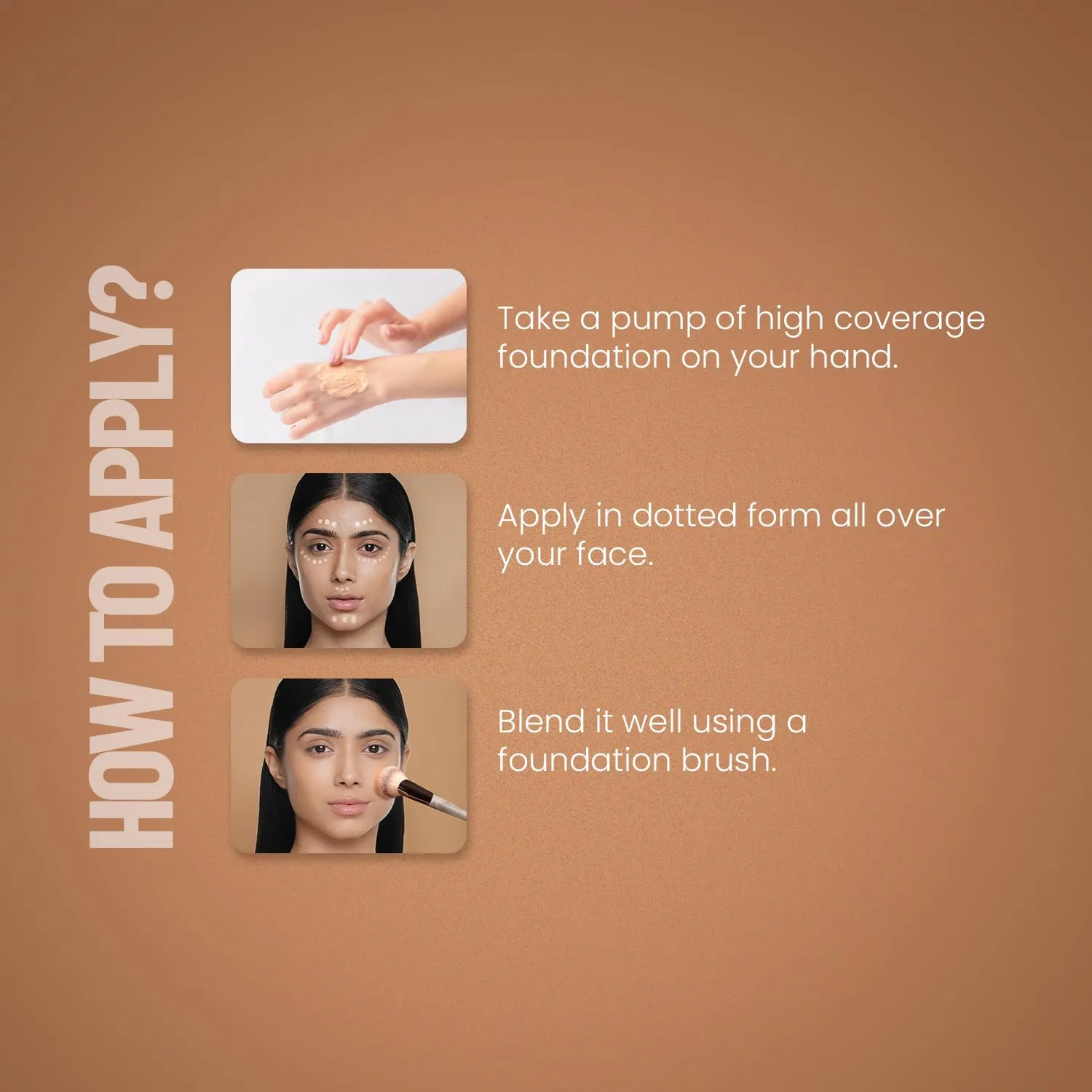 High Performance Foundation | Water-Resistant | Medium To Buildable Coverage Liquid Dewy Finish | Lightweight | Easy To Blend | With Vitamin C & Niacinamide | 02 Rose Blush, 55G