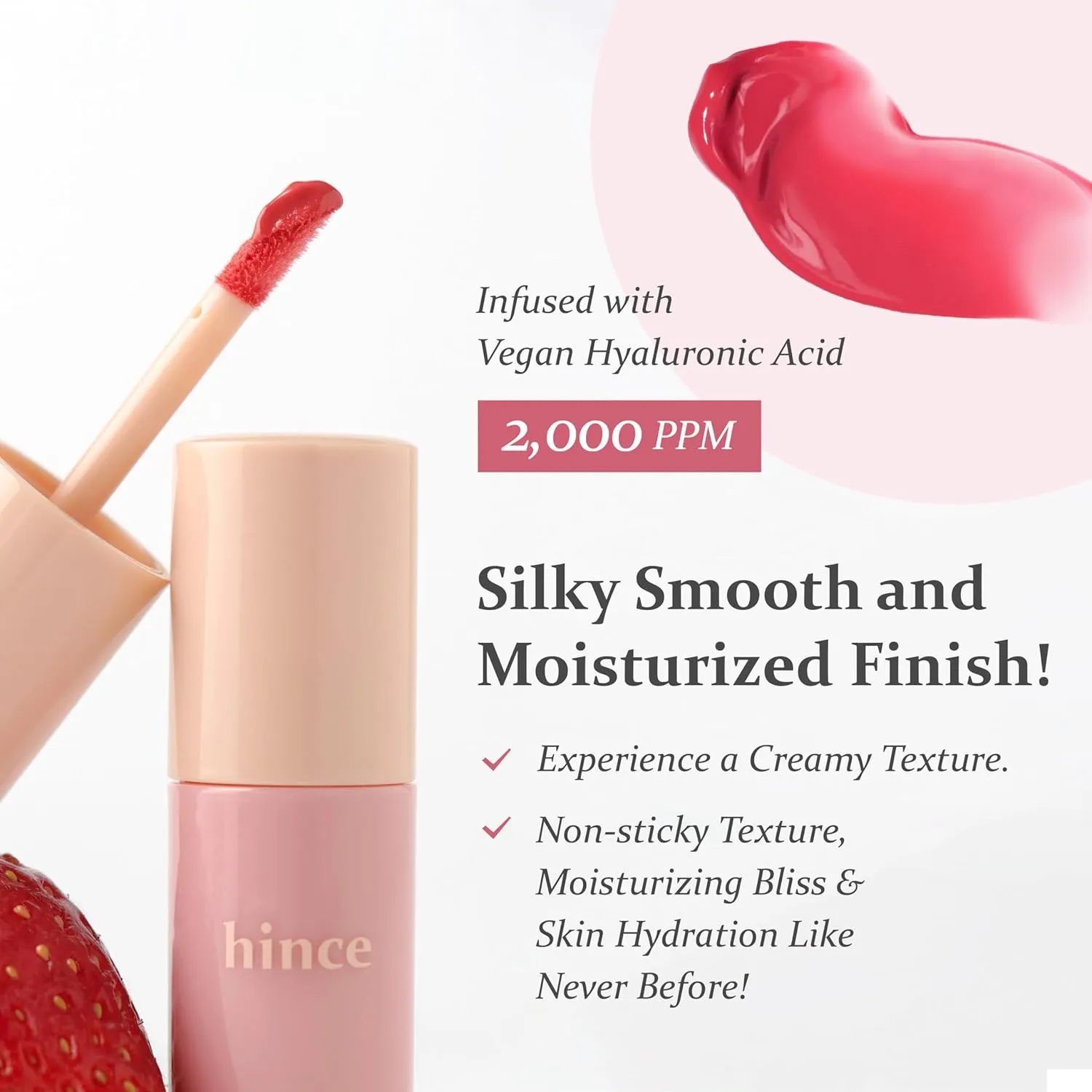 hince Dewy Liquid Cheek 6g Raw Glow Liquid Blush for Cheeks Vegan Dewy Cheek Tint Glass Skin Lightweight Liquid Blush Weightless Watercolor (SUNLIT PEACH, LC002), 0.2 Fl Oz (Pack of 1)