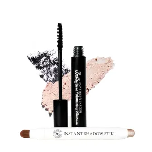Honeybee Gardens Bellissima Mascara and Instant Shadow Stik Duo | Black Lace & Sunshine Shimmer