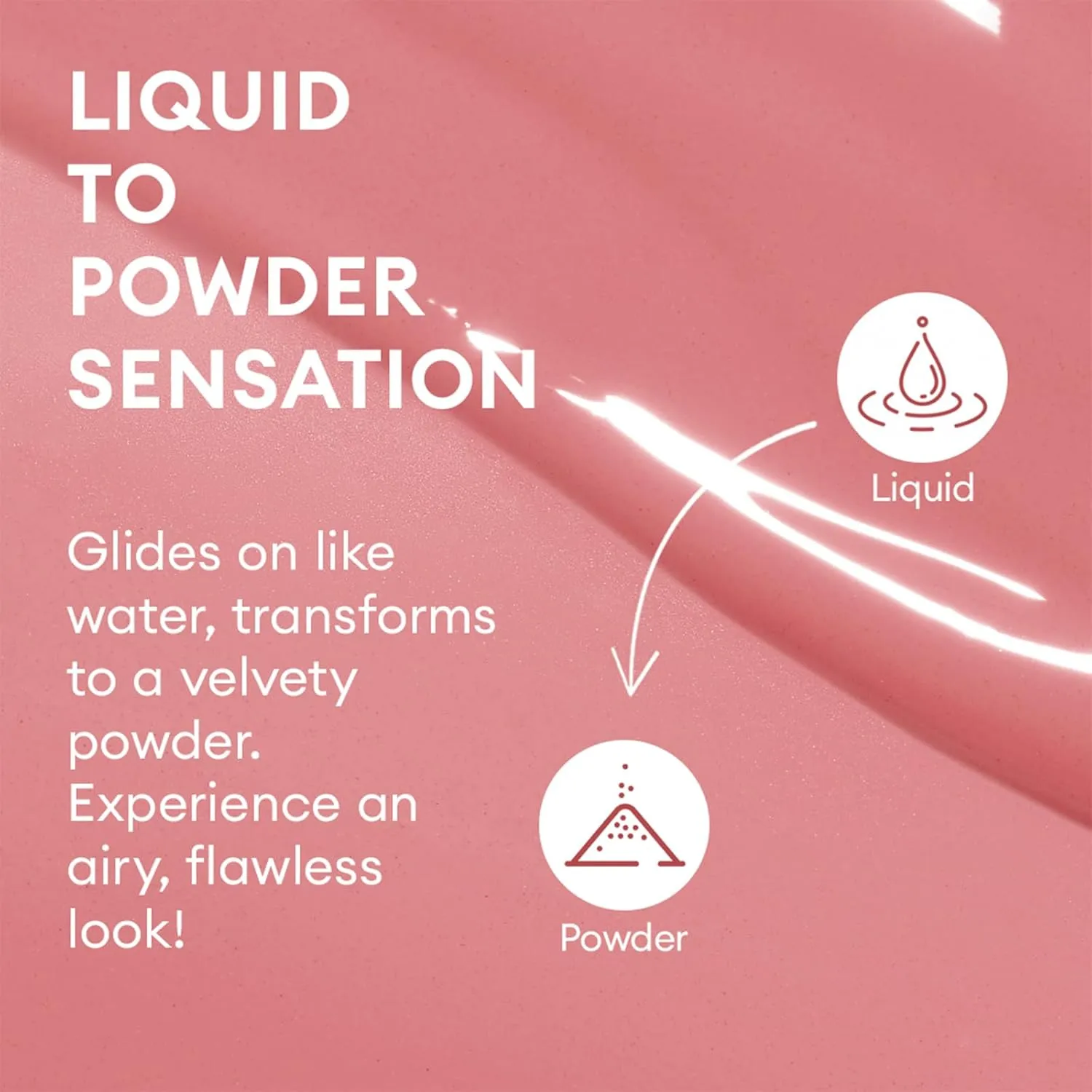 INTO YOU Liquid Blush for Cheeks, Water Sense Evolves Into Soft Fog Powder Matte and Natural Finish, Light and Comfortable Cream to Hold Makeup, Icy Peach(A01)
