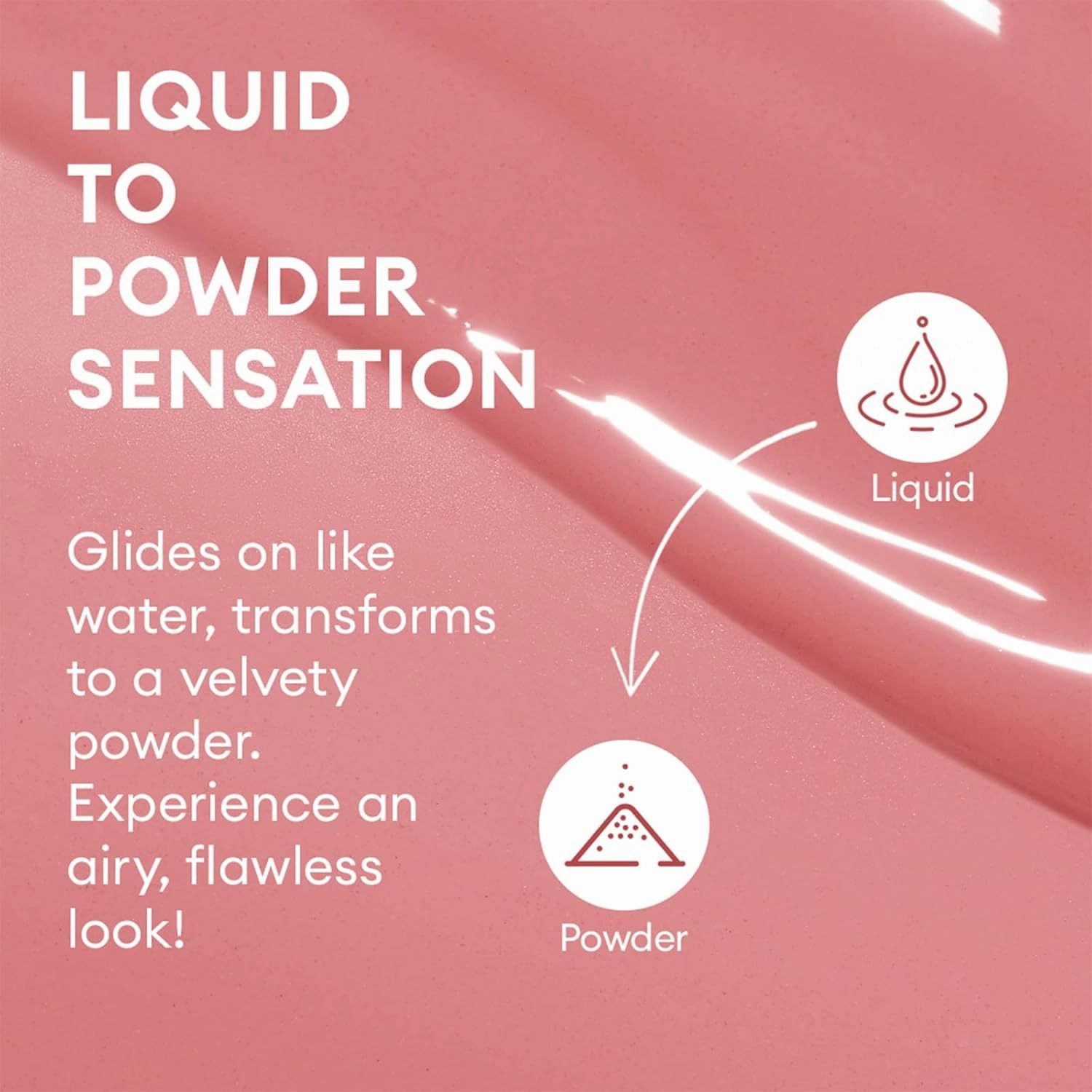 INTO YOU Liquid Blush for Cheeks, Evolves into Soft Fog Powder Matte Finish, Light and Comfortable Cream Blush to Hold Makeup, Red(A04)