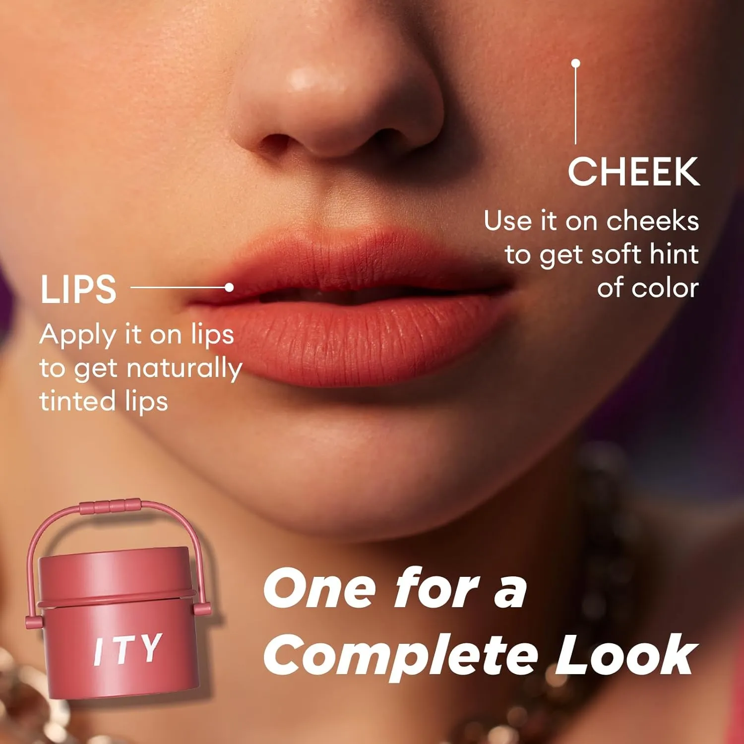 ITY Velvet Matte Finish Lip Stain-Mousse Textured Pudding Pot Lip Clay, Red Shade, Dual-Use as Lipstick and Blush, Conceals Lip Lines, Rich Pigment, 0.21 oz (6g) in Red Velvet