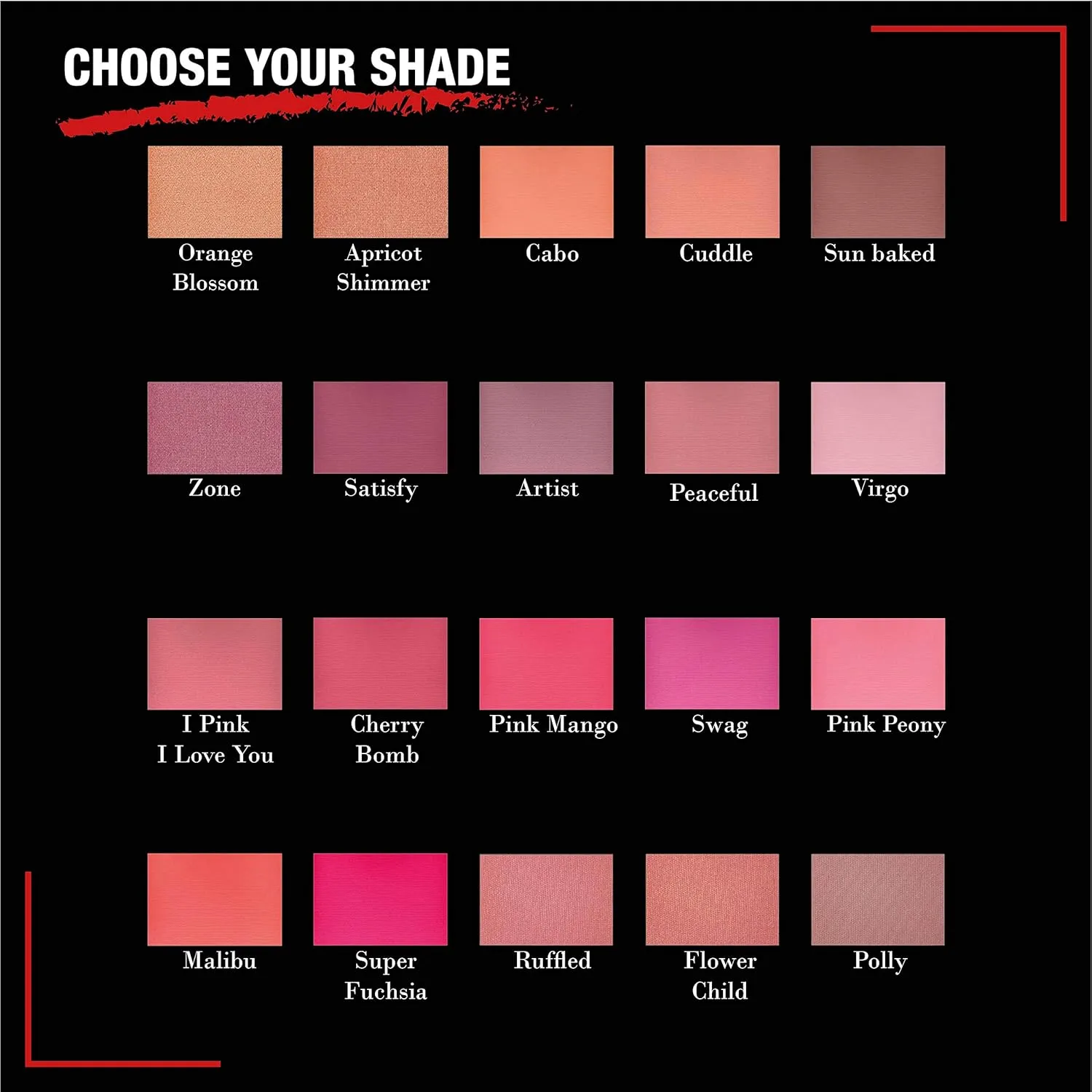 Jolie Blush Perfect Pressed Cheek Color, Highly Pigmented Long-Lasting Intense Color, Picture Perfect Finish, (Cherry Bomb)
