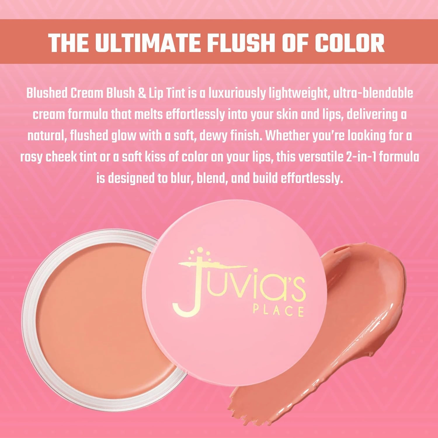 Juvia's Place Blushed Cream Blush - Peach Please
