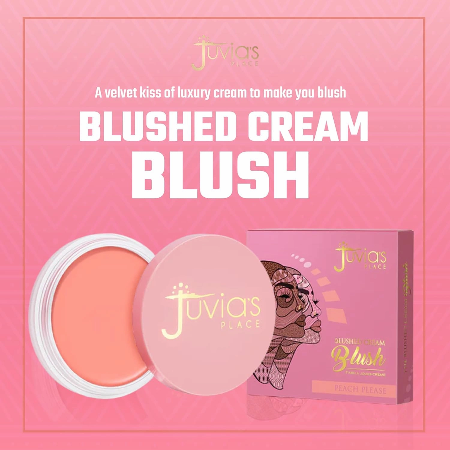 Juvia's Place Blushed Cream Blush - Peach Please