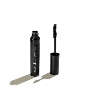 Juwel Cosmetics Onyx Black, Volumizing and Lengthening Mascara, Long-Wear Waterproof Mascara with Carnauba Wax and Beeswax, pH Balanced for Sensitive Eyes, Paraben-free, 10ml