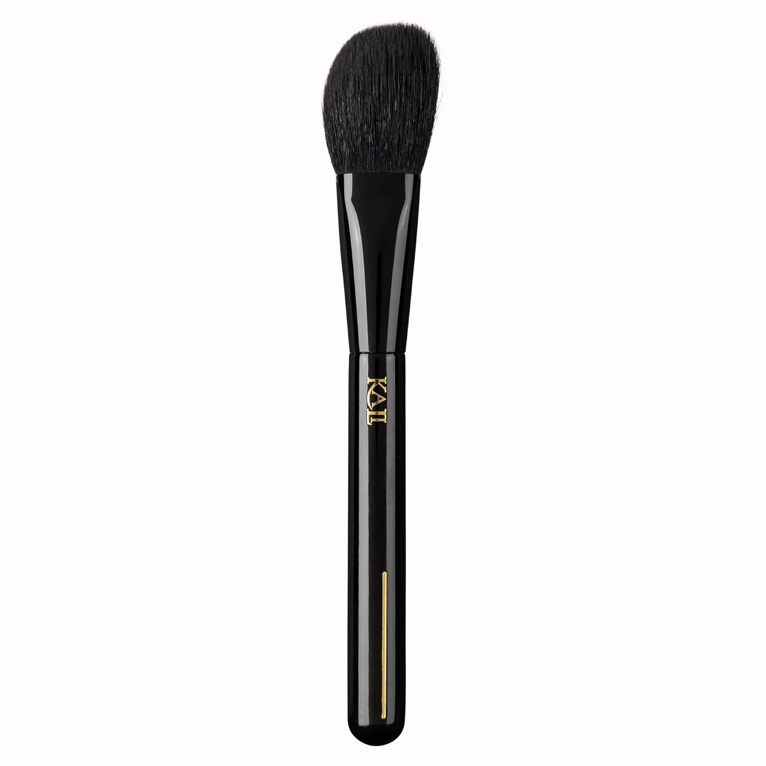 Kali Los Angeles Handmade Makeup Brushes, Sokoho Natural Goat Hair, Black Copper, Elevate Beauty with Precision, Flawless Application, Makeup Artist Essentials (LK 105 - Cheek Angled Brush)