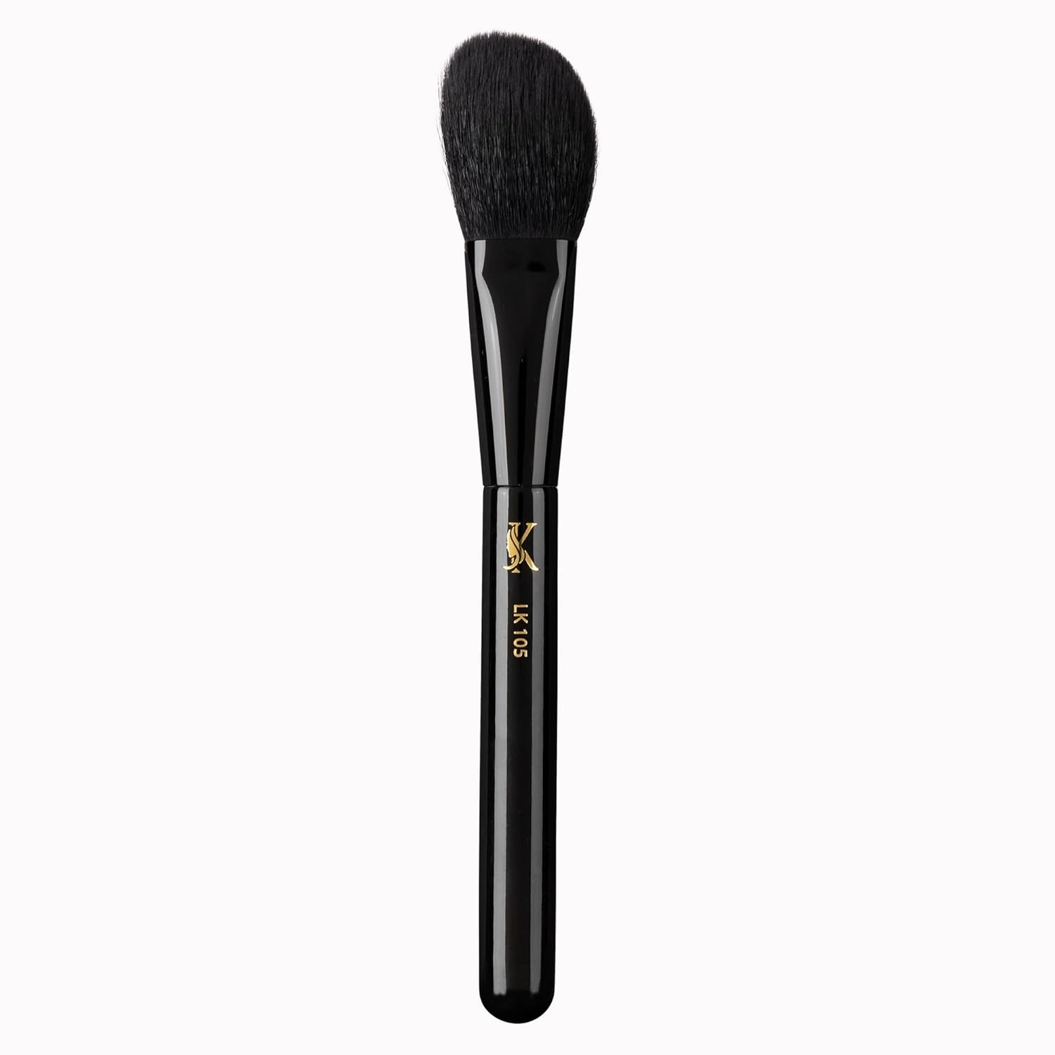 Kali Los Angeles Handmade Makeup Brushes, Sokoho Natural Goat Hair, Black Copper, Elevate Beauty with Precision, Flawless Application, Makeup Artist Essentials (LK 105 - Cheek Angled Brush)
