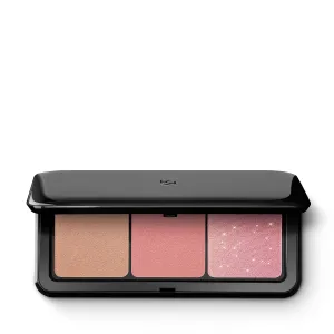 KIKO Milano Multi Finish Trio Blush & Bronzer Palette | 1 Bronzer And 2 Blushes In Matte And Metallic Finishes