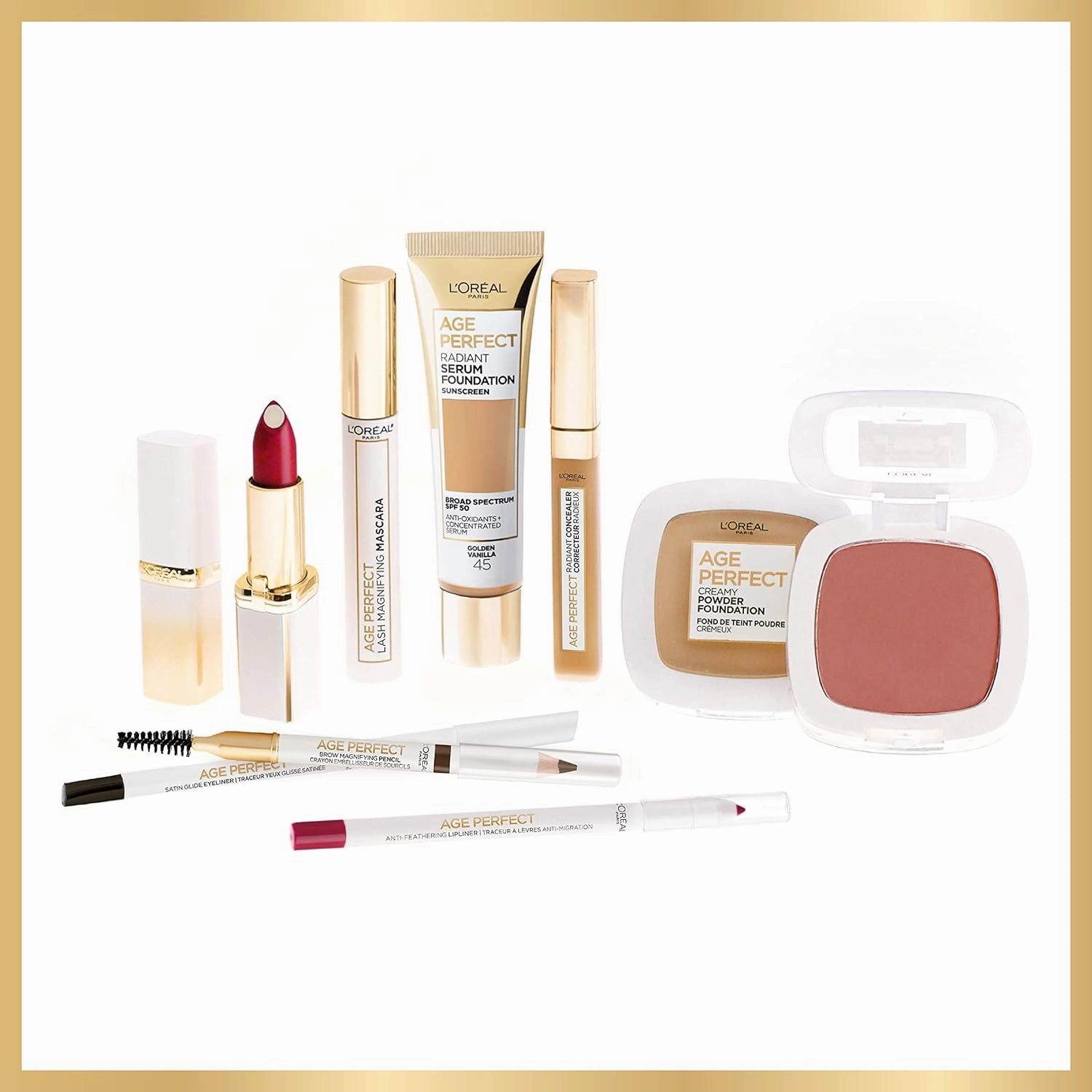 L’Oréal Paris Age Perfect Radiant Concealer with Hydrating Serum and Glycerin, Honey Rose
