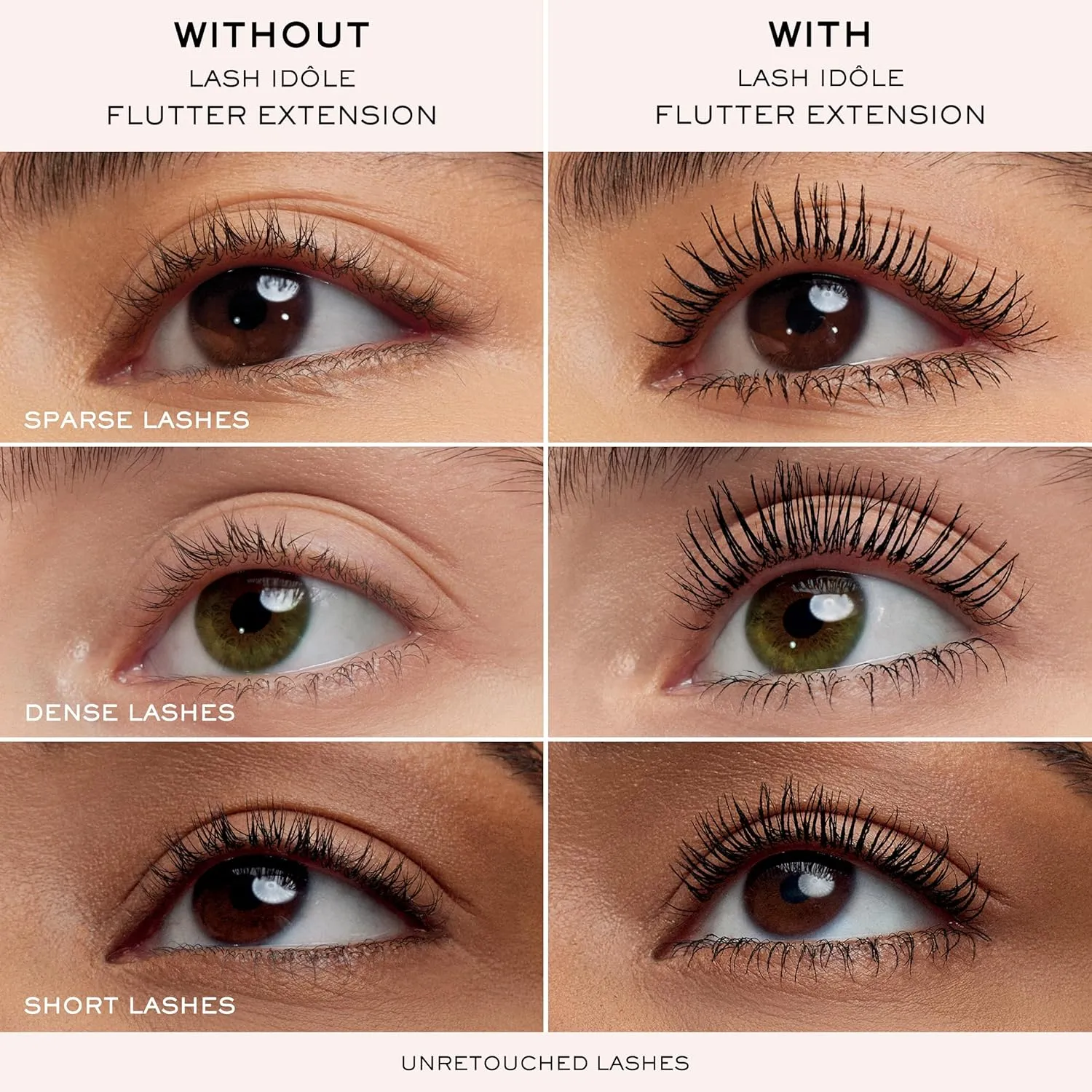 Lancôme Lash Idôle Flutter Extension Lash-Lengthening Mascara - Black Mascara for Instant Lash Extension Look - Clump & Flake Resistant Up To 24H Wear - Black