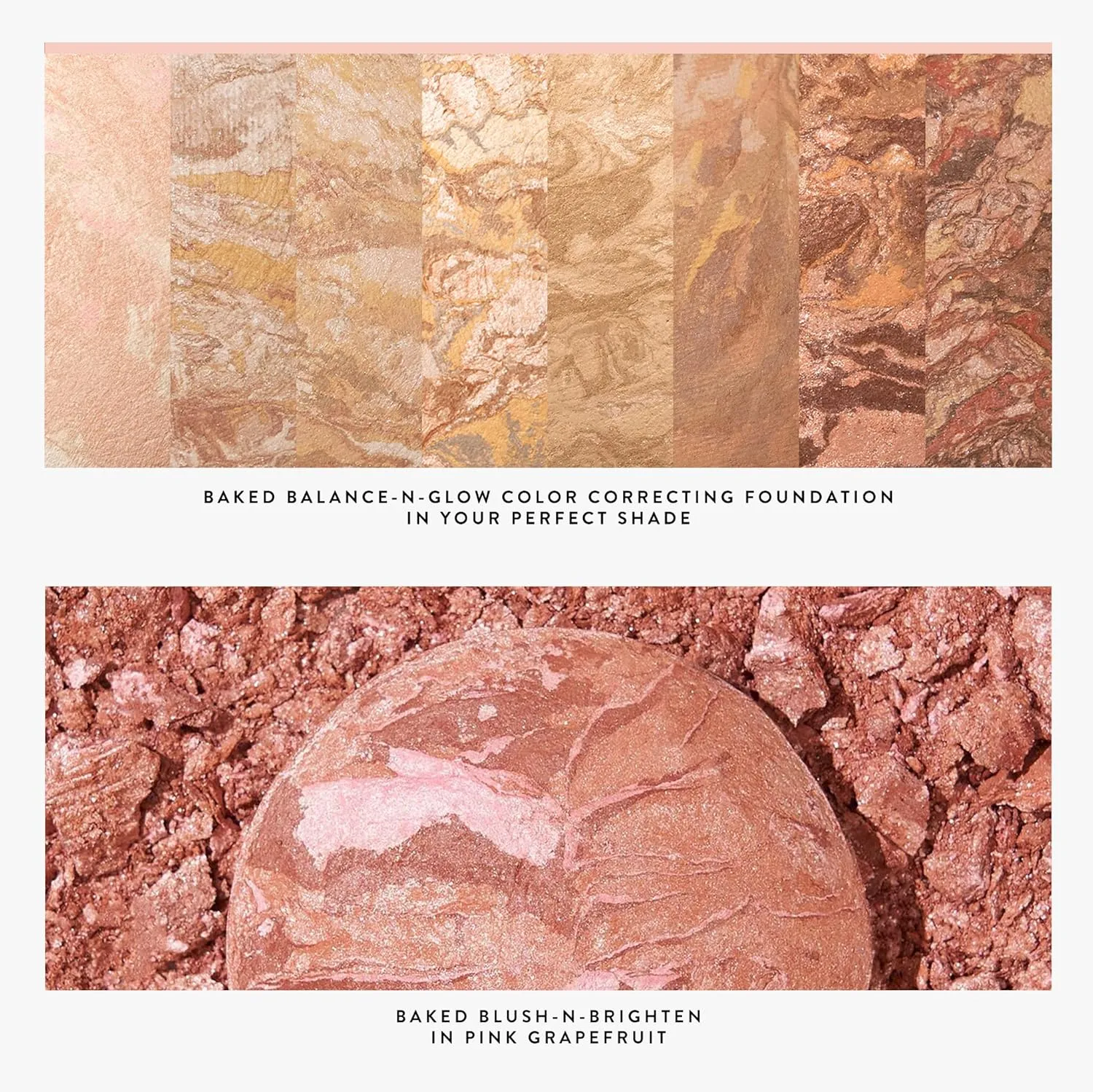 LAURA GELLER NEW YORK Blush-n-Glow Kit (3 PC): Baked Balance-N-Glow Illuminating Powder Foundation, Porcelain   Retractable Kabuki Brush   Baked Blush-N-Brighten, Pink Grapefruit