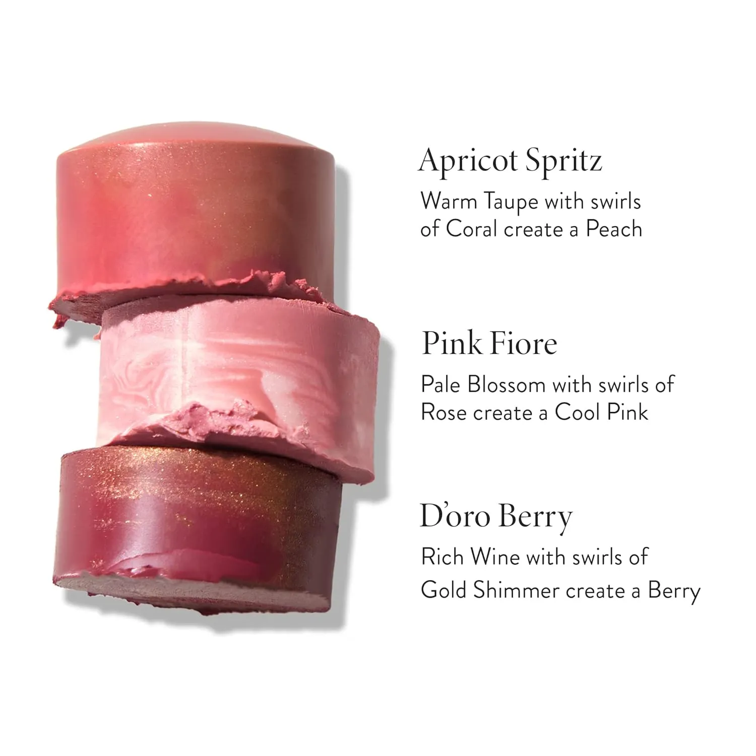 LAURA GELLER NEW YORK Italian Marble Blush Makeup Stick | Cream Finish Marbleized Blush for Cheeks, Apricot Spritz