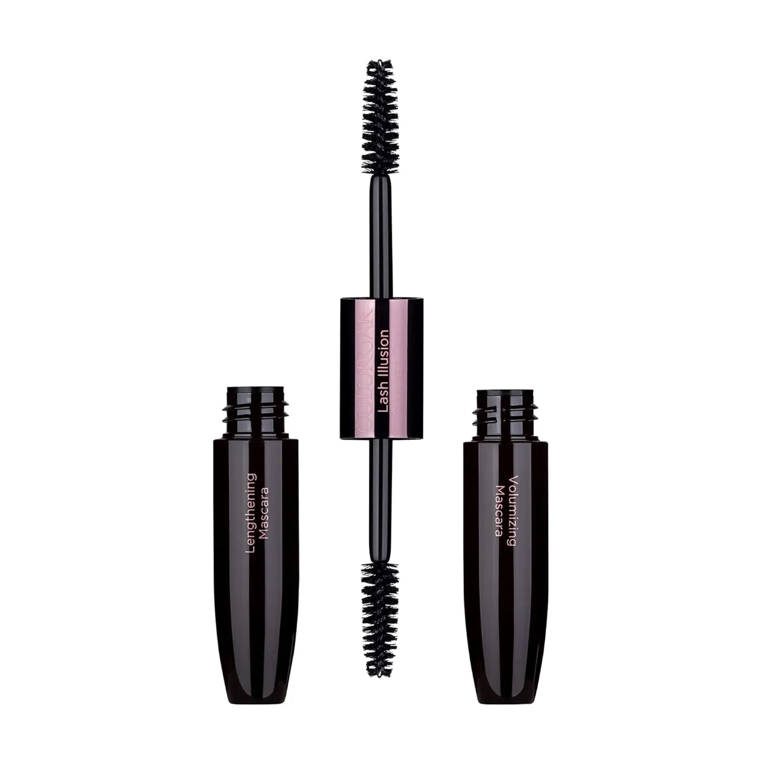 Lengthening and Volumizing Duo Mascara, Carbon Black, 4ml, Waterproof