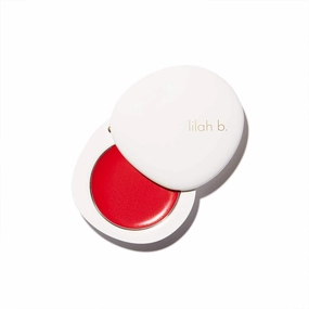 lilah b. - Divine Duo Lip & Cheek - b. fearless - Multipurpose Hydrating Matte Lipstick, Cream Blush and Eyeshadow with Luxurious Matte Finish