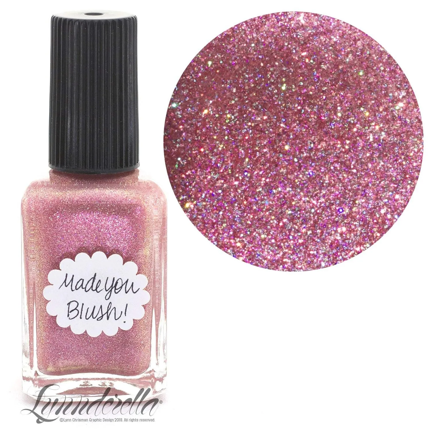 Limited Edition—Coral Peach Shimmerella Nail Polish—Made You Blush!