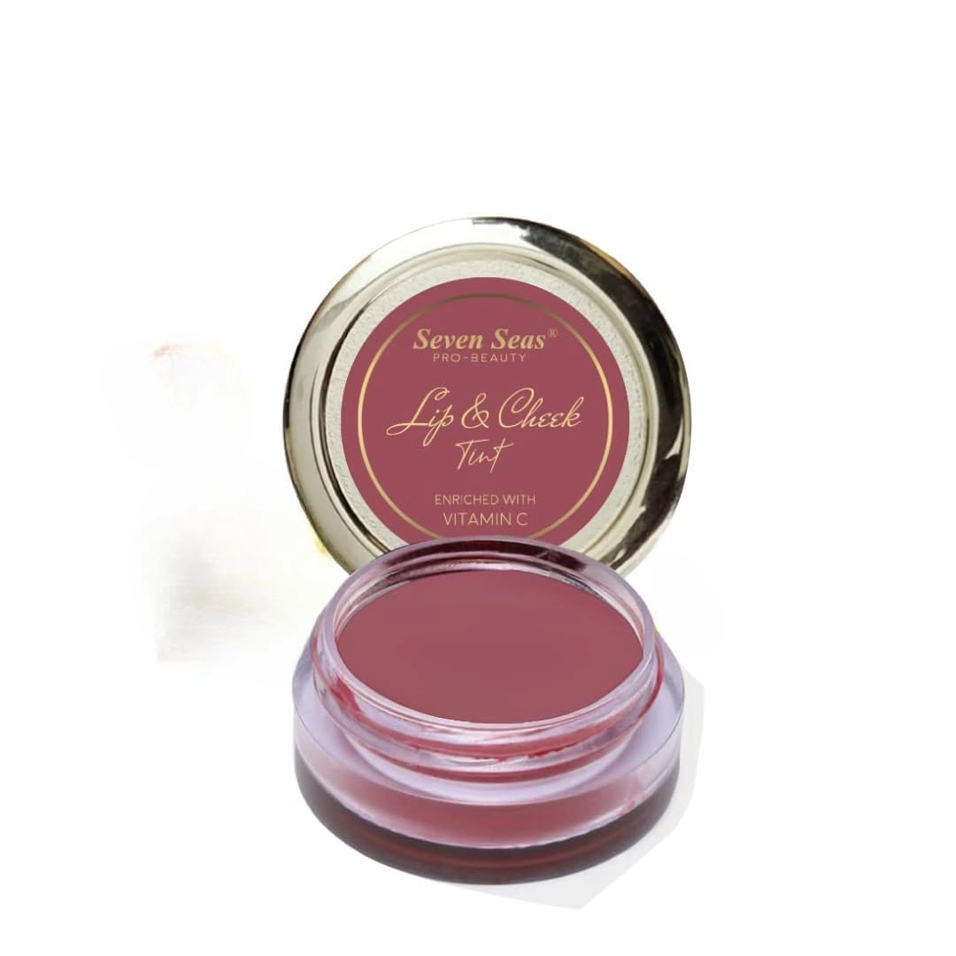 Lip & Cheek Tint Richness Of Essential Oils And Vitamin C For Lips, Eyelids & Cheeks, Matte Finish Give You a Soft Natural Glow (Blush Pink)