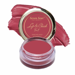 Lip & Cheek Tint Richness Of Essential Oils And Vitamin C For Lips, Eyelids & Cheeks, Matte Finish Give You a Soft Natural Glow (Blush Pink)