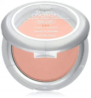 L'Oréal Paris True Match Super-Blendable Blush, Precious Peach, 0.21 oz.