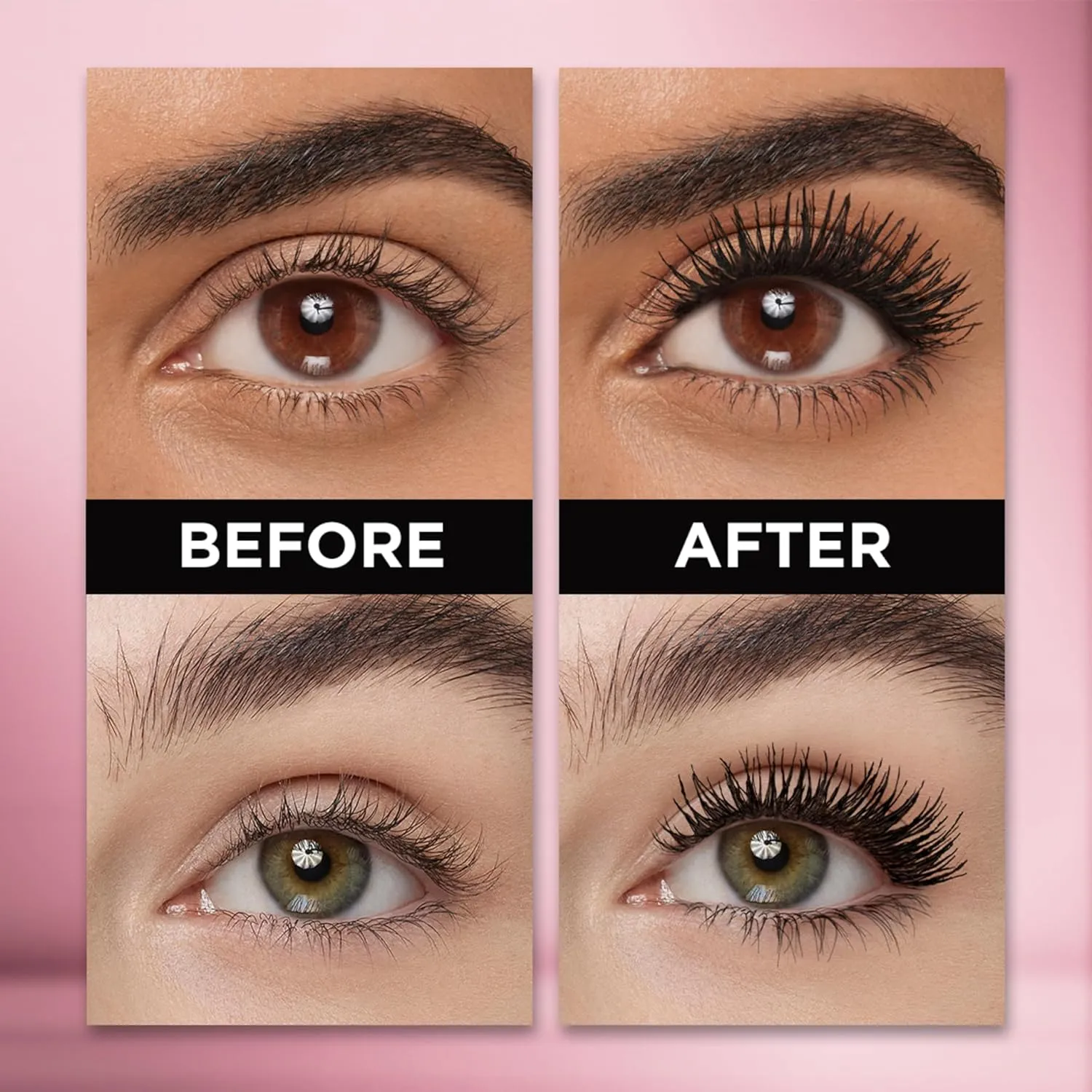 L'Oreal Paris Voluminous Mascara and Infallible Mechanical Eyeliner Pencil Bundle, 1 Count Each