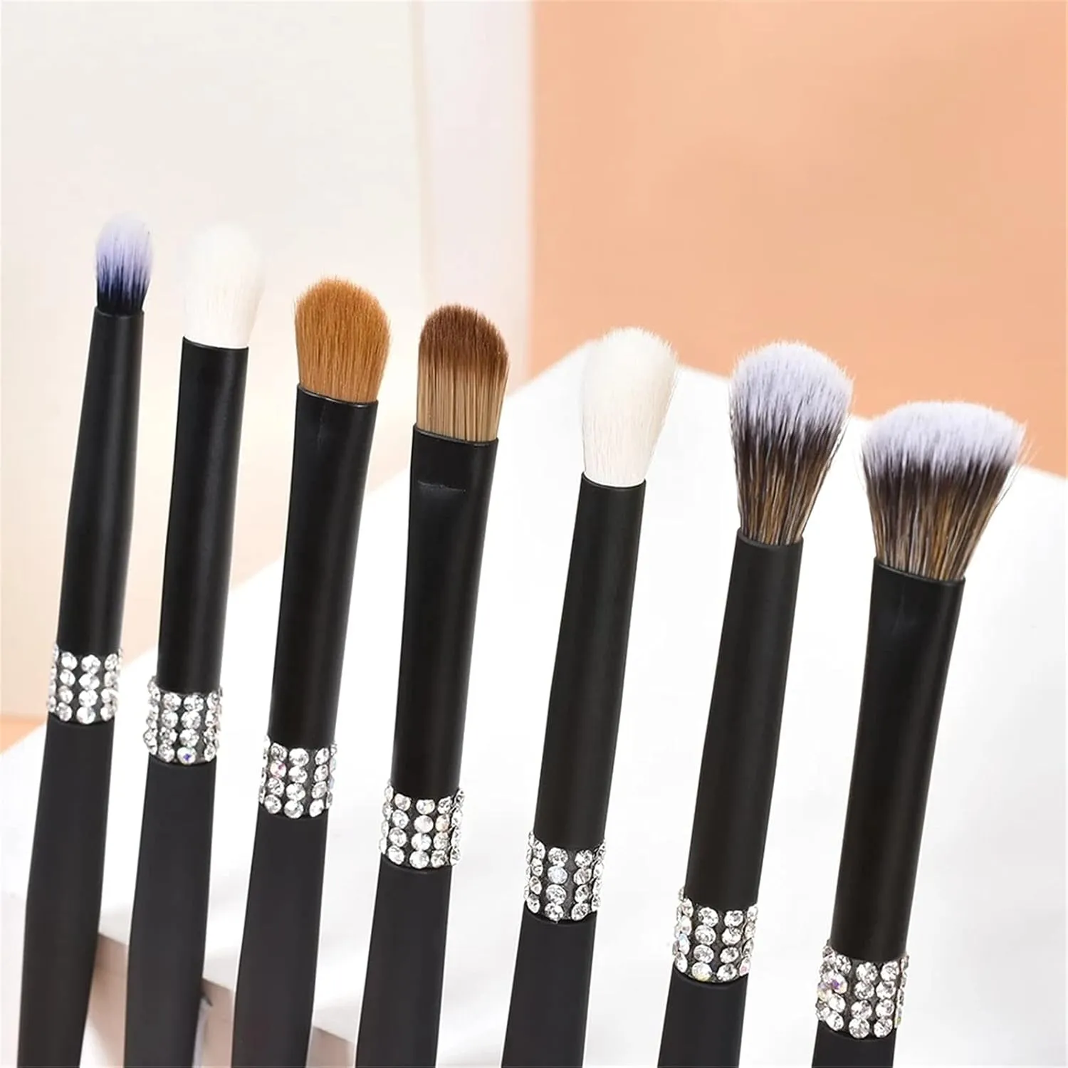 Makeup Brush Set Professional Makeup Brush Tool Makeup Brush Set 10 Black Matte Handle Eyebrow Brush Set for Beginners