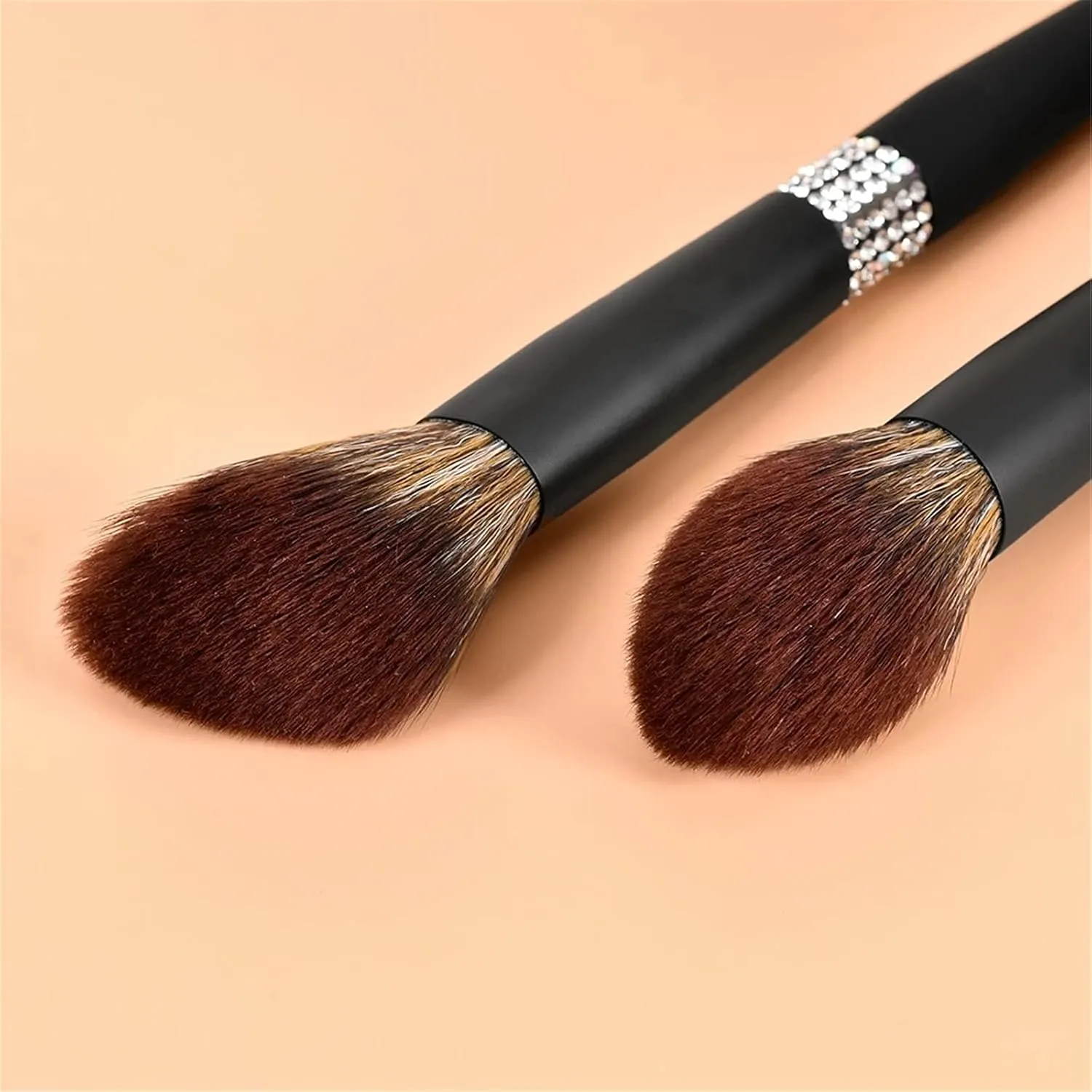 Makeup Brush Set Professional Makeup Brush Tool Makeup Brush Set 10 Black Matte Handle Eyebrow Brush Set for Beginners