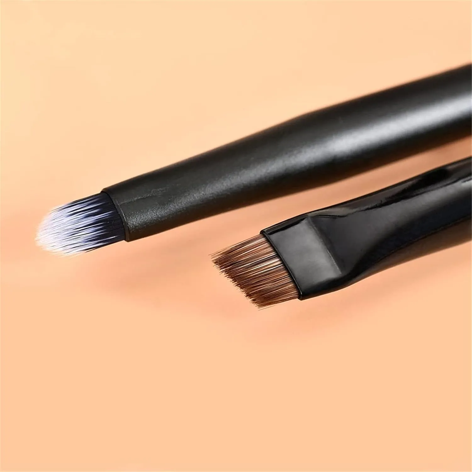 Makeup Brush Set Professional Makeup Brush Tool Makeup Brush Set 10 Black Matte Handle Eyebrow Brush Set for Beginners