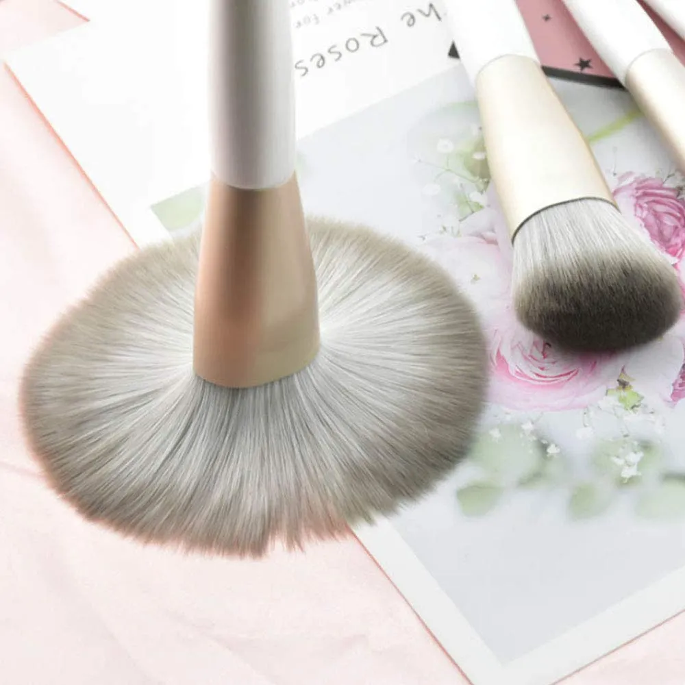 Makeup Brushes Set 8PCs Professional Makeup Brushes,Soft and Odor-free Natural Synthetic Bristles,for Face Powder Blush Eyeshadow Brushes Tool Kit (Blue)