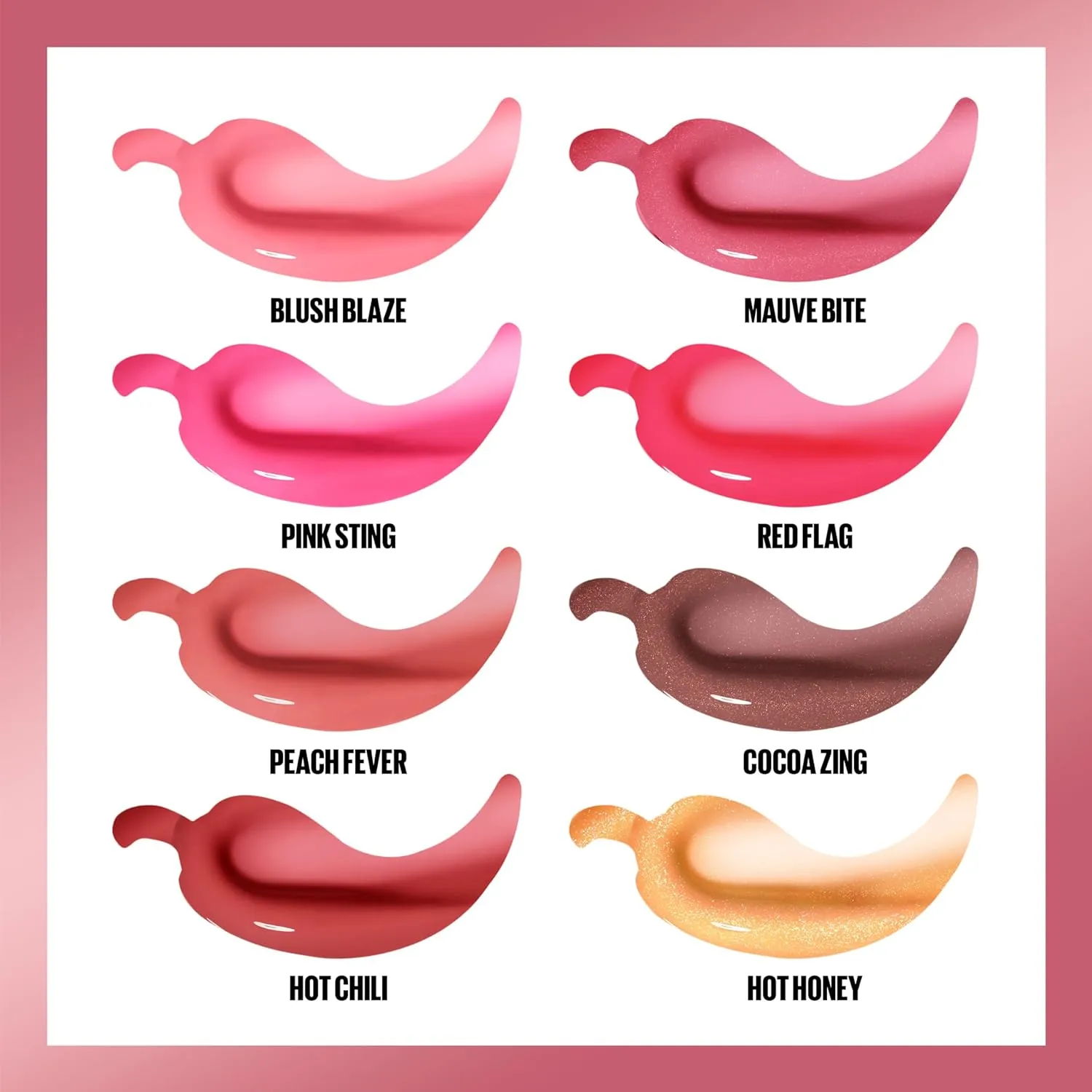 Maybelline Lifter Gloss and Lifter Plump Bundle, Hydrating, Pumping Lip Gloss in Shades Petal and Blush Blaze, Pack of 2