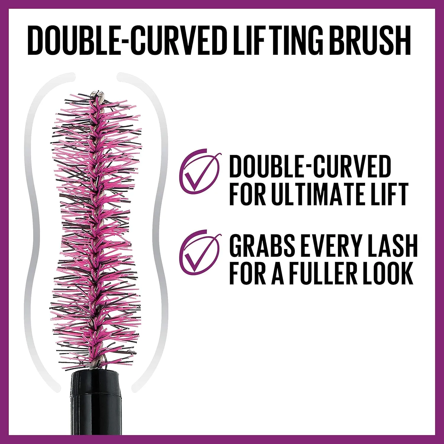 Maybelline The Falsies Lash Lift Waterproof Mascara   Garnier SkinActive Micellar Water Bundle, Includes 1 Mascara in Brownish Black and 1 Makeup Remover