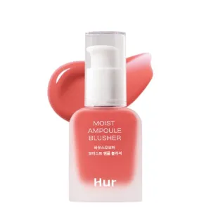 Moist Ampoule Blusher with 50% Moisture Essence | Hydrating & Long-Lasting Blush | 0.68fl.oz (9 Shades) - Peach Coral