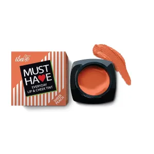 Must Have Everyday Lip & Cheek Tint - All Time Pink, 8g | Enriched with Vitamin E and Rosehip Oil | Light Creamy Texture (Sheer Peach, 8GM)