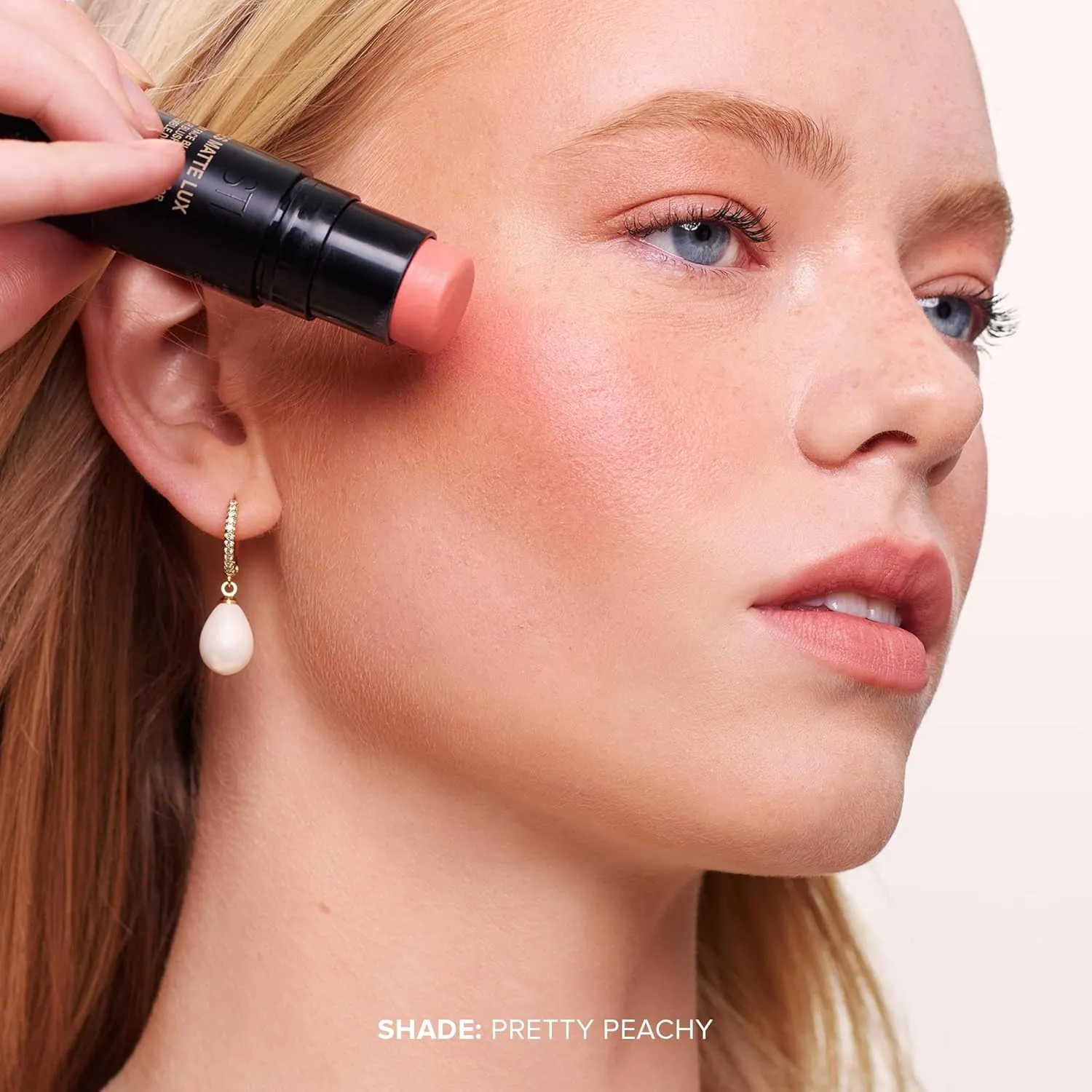 Nudestix Nudies Matte Lux Cream Blush 3-in-1 All Over Face Colour For Cheeks Eyes and Lips w/Blending Blush
