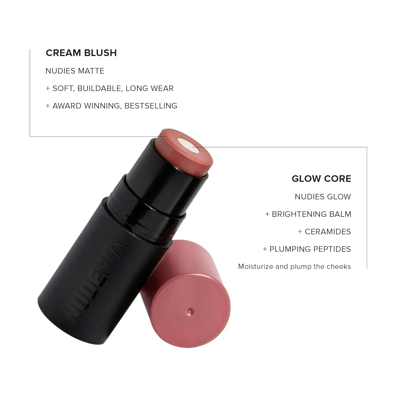 Nudies Matte   Glow Core All Over Face Blush Color - Blush Bling
