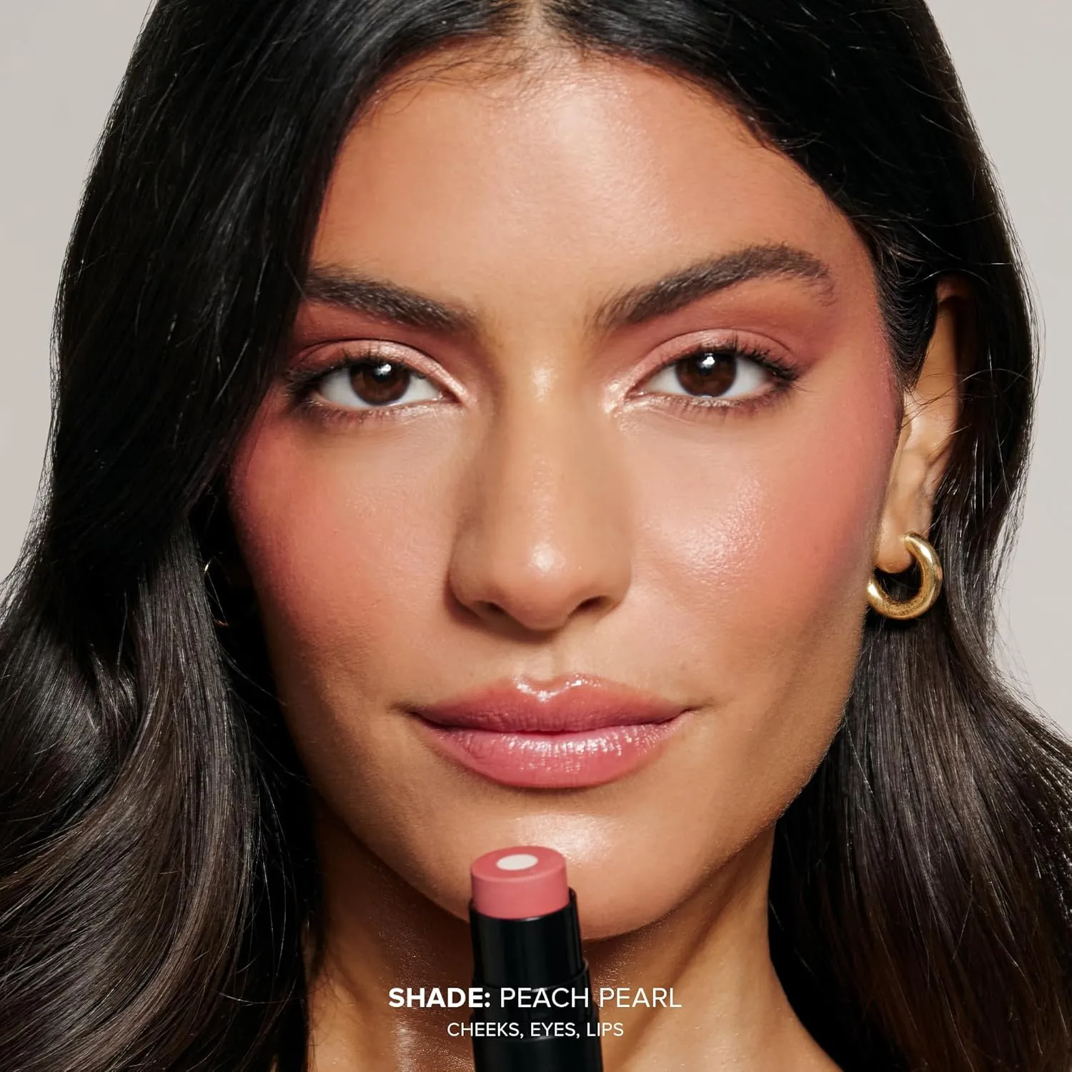 Nudies Matte   Glow Core All Over Face Blush Color - Peach Pearl