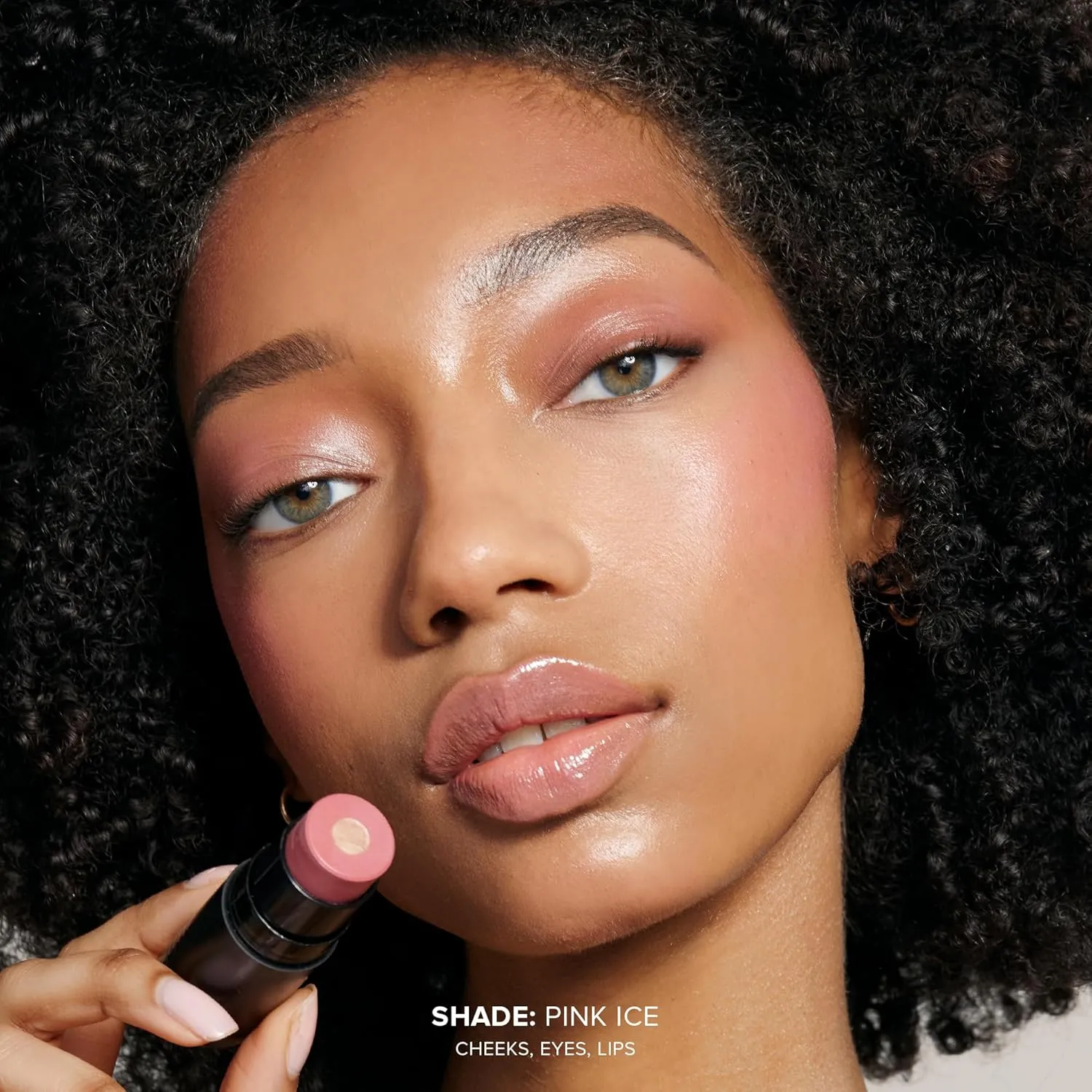 Nudies Matte   Glow Core All Over Face Blush Color - Pink Ice