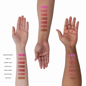 Nudies Matte   Glow Core All Over Face Blush Color - Tan Glow