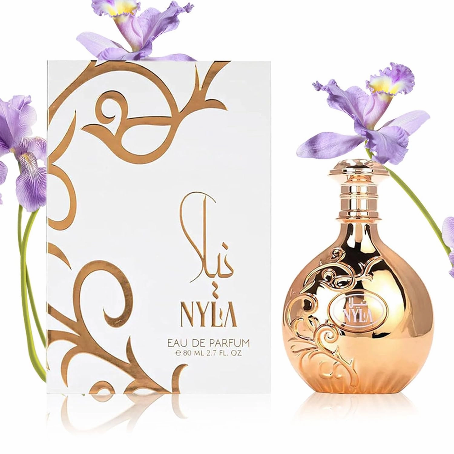 Ny-la Perfume Prestige, Long- Lasting Fragrance Ny-la Perfume,2.7 fl oz Sweet& Sensual Scent for Women & Men (Coconut and Peach)