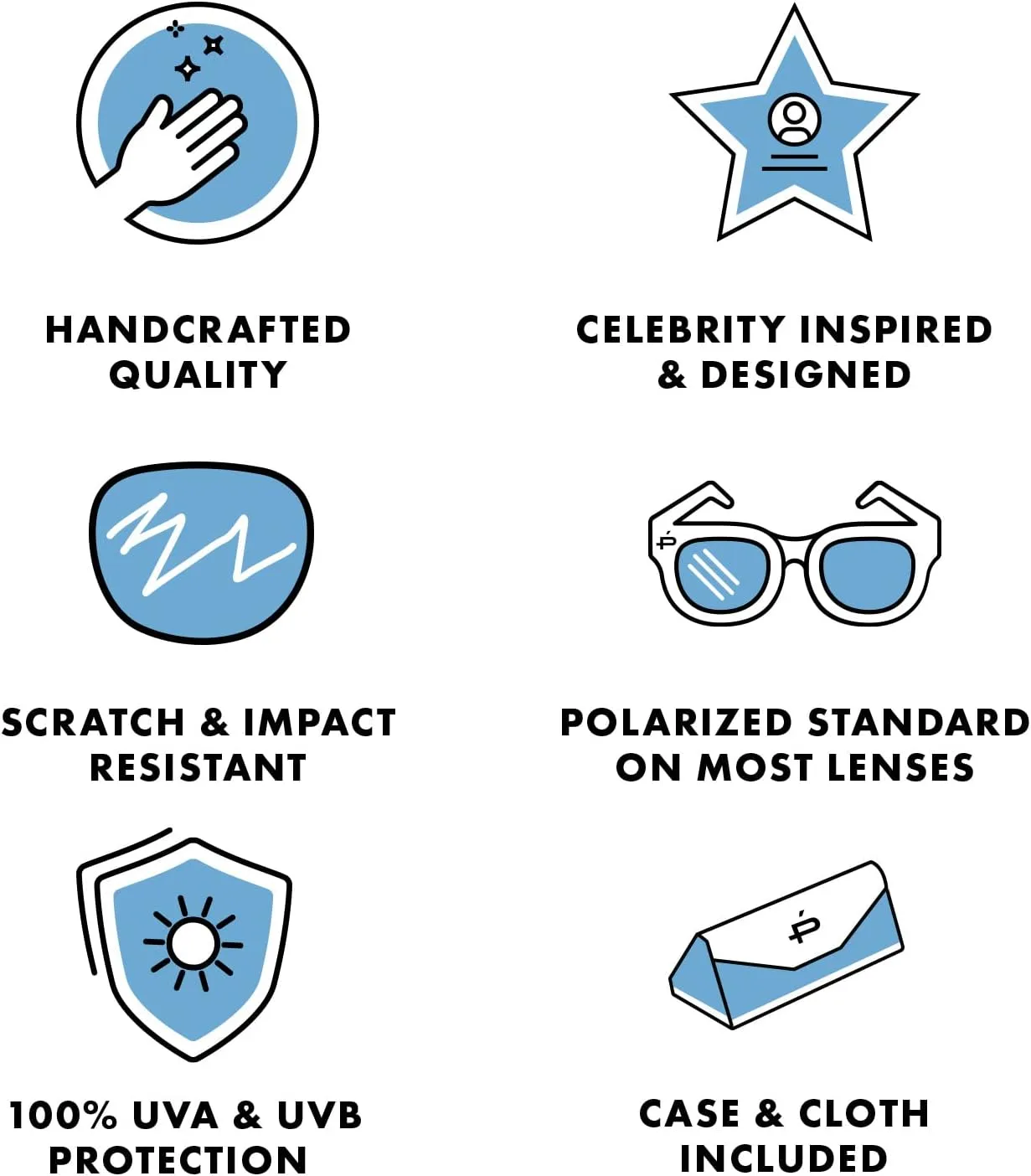 Prive Revaux The Maestro Classic Round Sunglasses – Handcrafted, Polarized Lenses, 100% UV Protection – For Men & Women