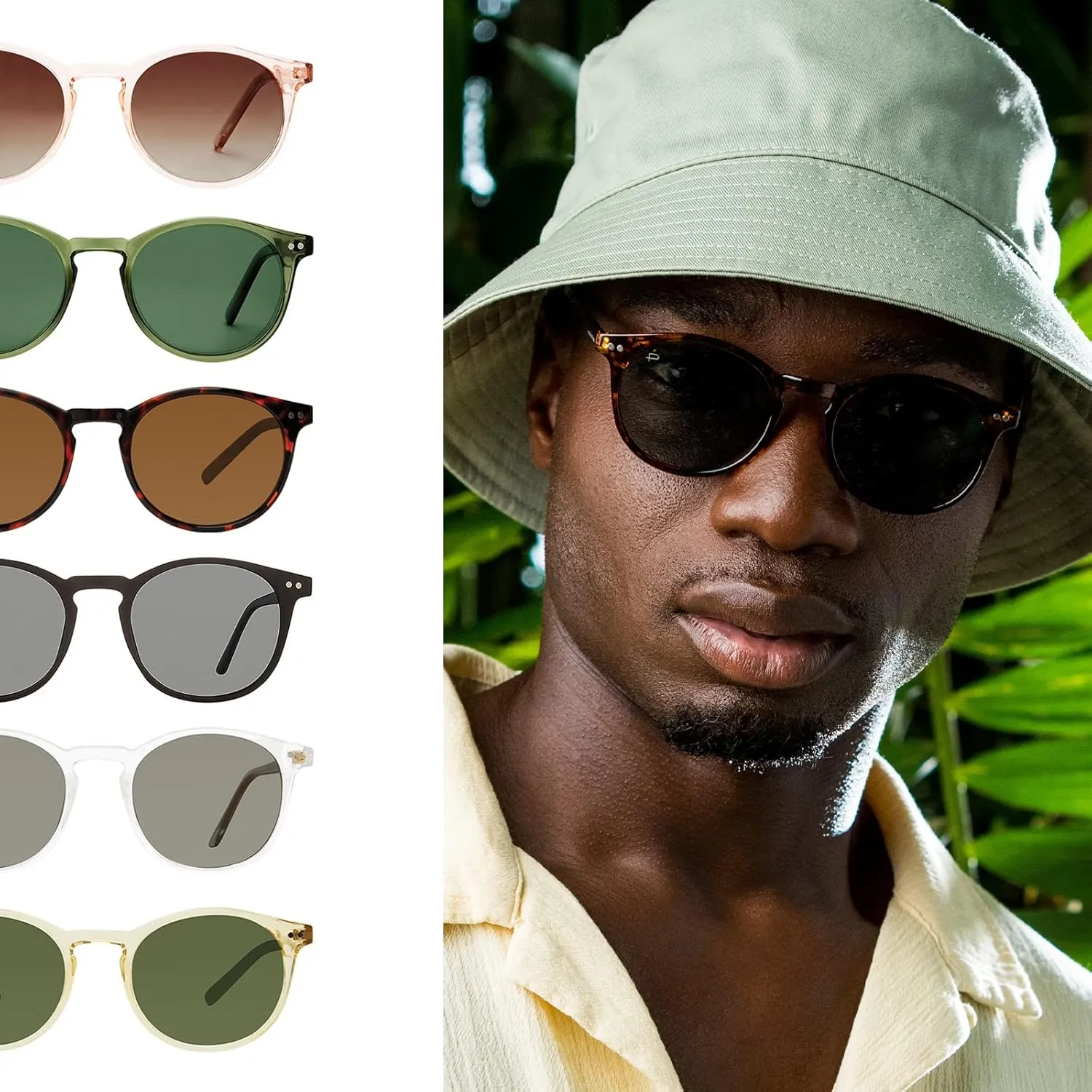Prive Revaux The Maestro Classic Round Sunglasses – Handcrafted, Polarized Lenses, 100% UV Protection – For Men & Women