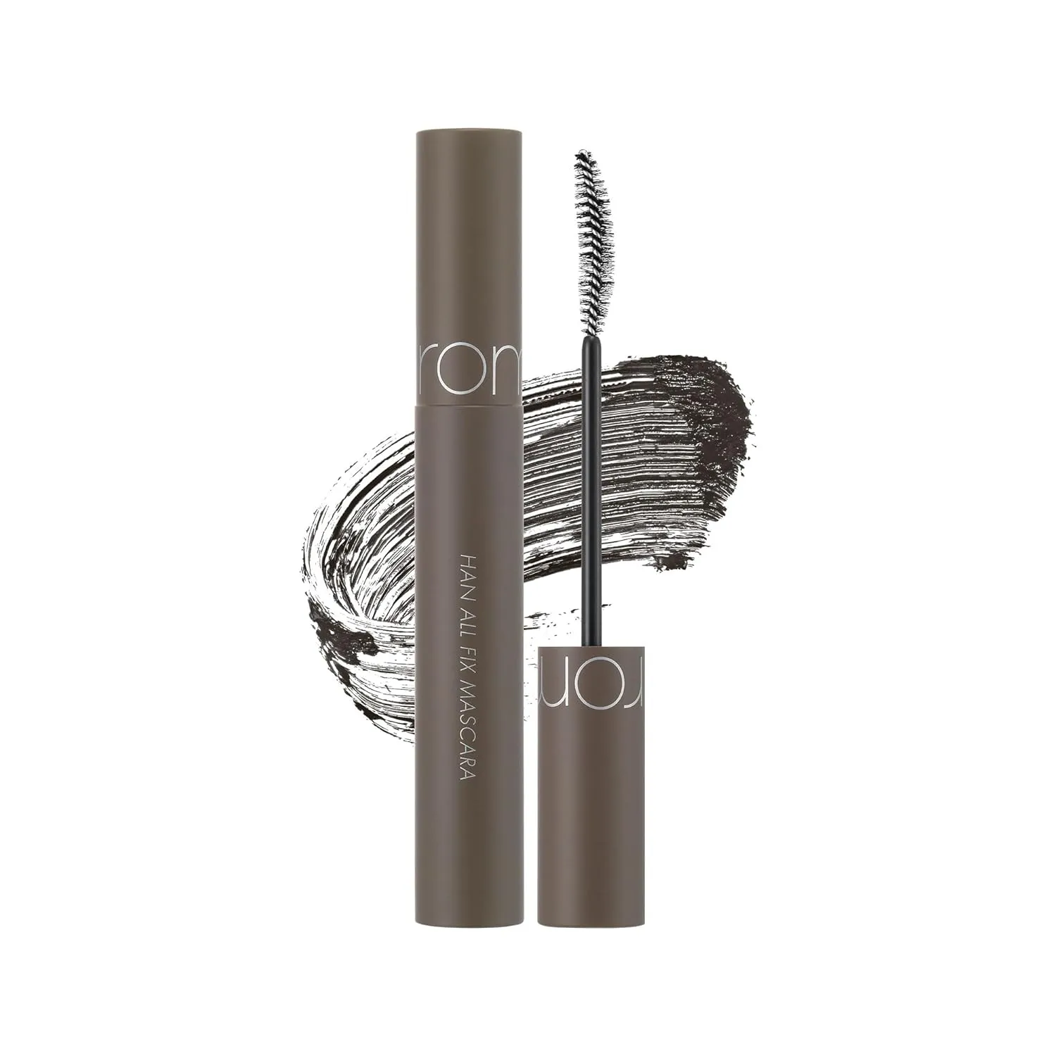 rom&nd HAN ALL FIX MASCARA L02 Long Ash, Intense Length, Smudge-Proof, Clump-Free, Long-Lasting, Volumizing, Buildable & Lightweight, Instant Volume & Length, No Flaking, Daily Makeup, K-Cosmetics
