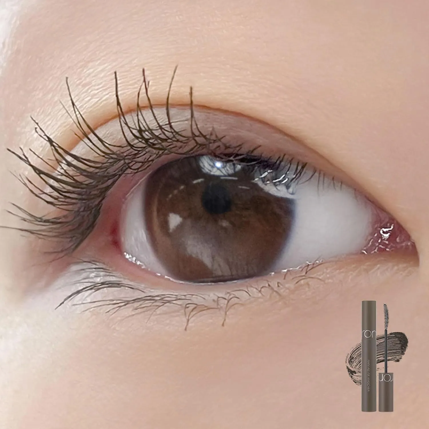 rom&nd HAN ALL FIX MASCARA L02 Long Ash, Intense Length, Smudge-Proof, Clump-Free, Long-Lasting, Volumizing, Buildable & Lightweight, Instant Volume & Length, No Flaking, Daily Makeup, K-Cosmetics