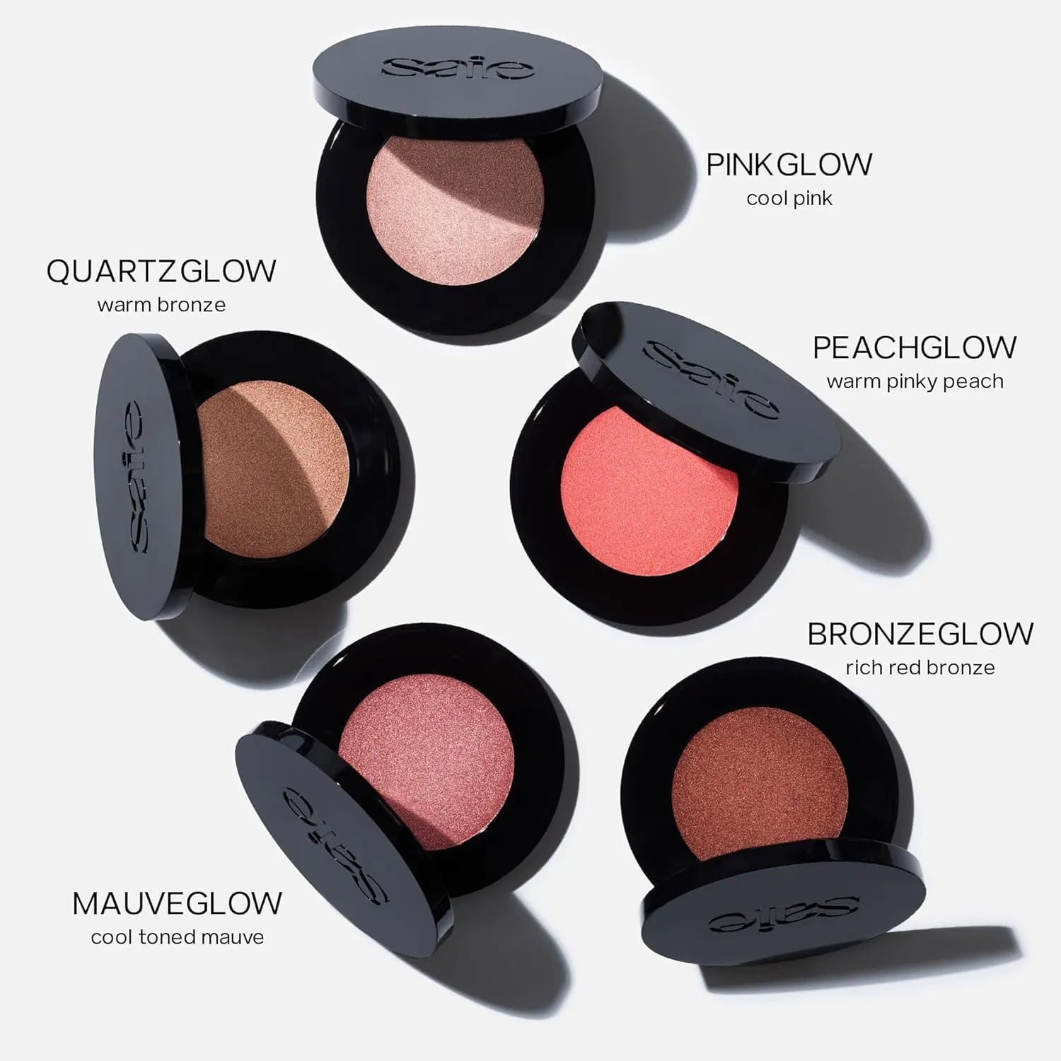 Saie Glow Sculpt Multi-Use Highlighter   Cream Blush - Lightweight with Hyaluronic Acid   Micropearl for Radiant, Glowing Skin - Peachglow (.02 oz)