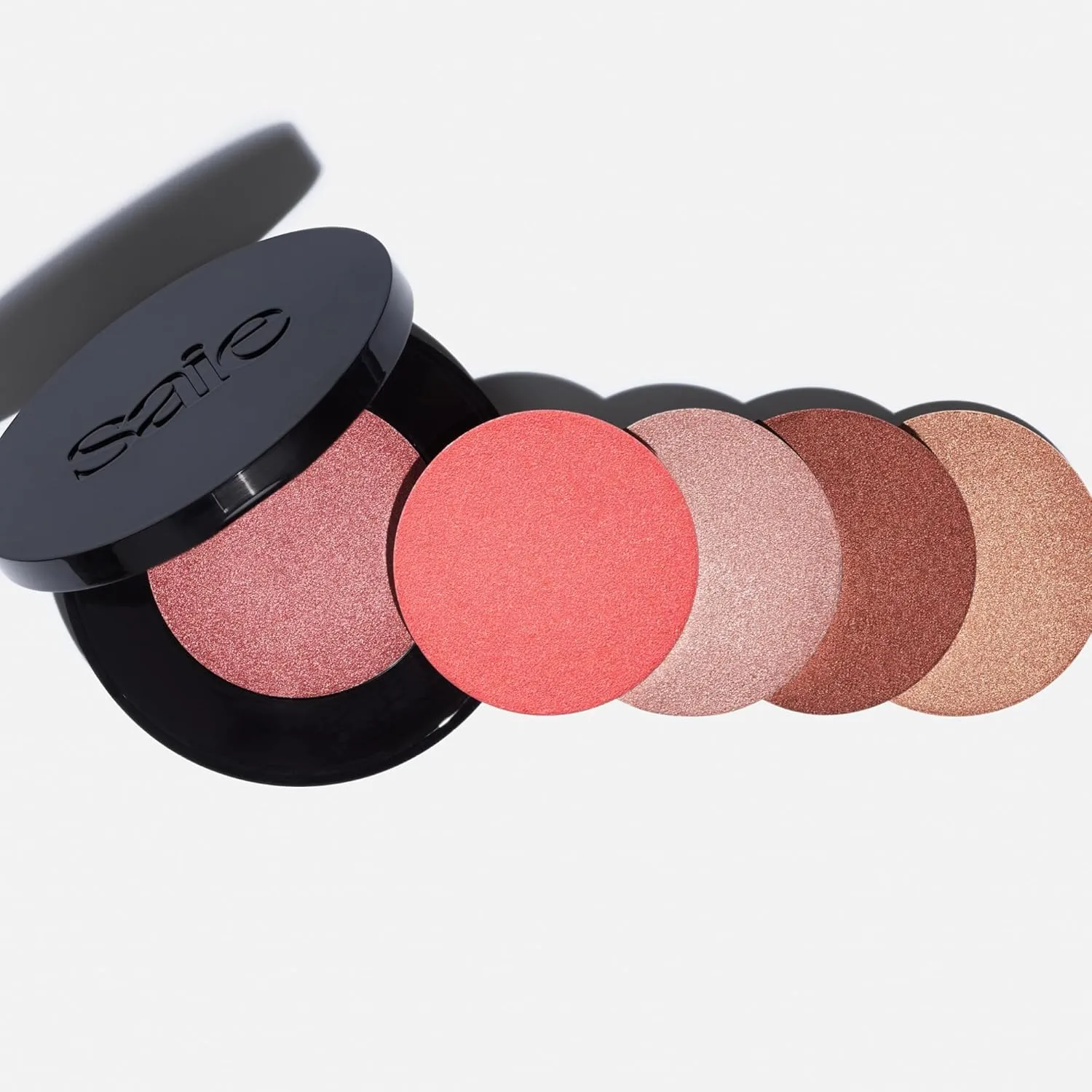 Saie Glow Sculpt Multi-Use Highlighter   Cream Blush - Lightweight with Hyaluronic Acid   Micropearl for Radiant, Glowing Skin - Peachglow (.02 oz)