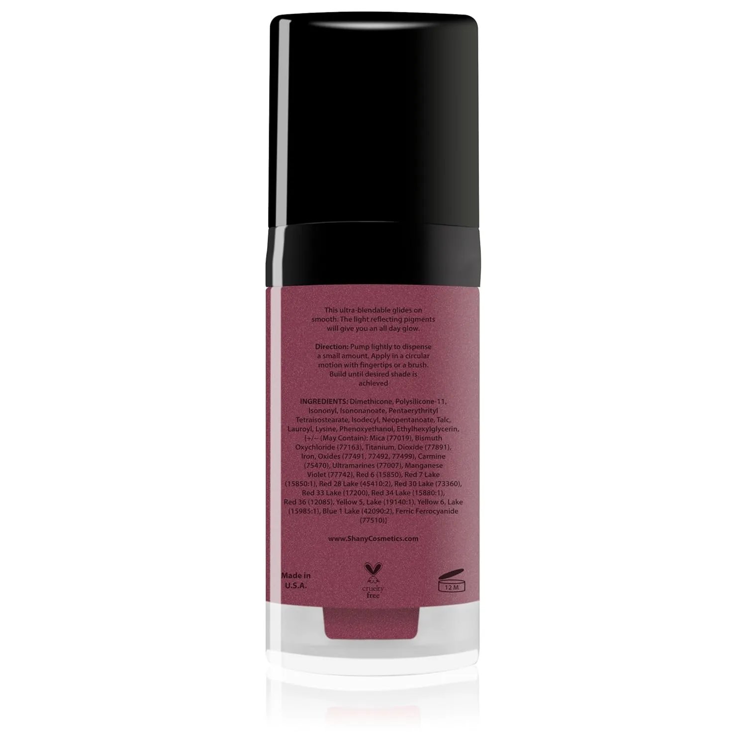 SHANY Paraben Free HD Liquid Cream Blush - Creamy & Blendable Color - DISTINTIVE (Pack of 2)