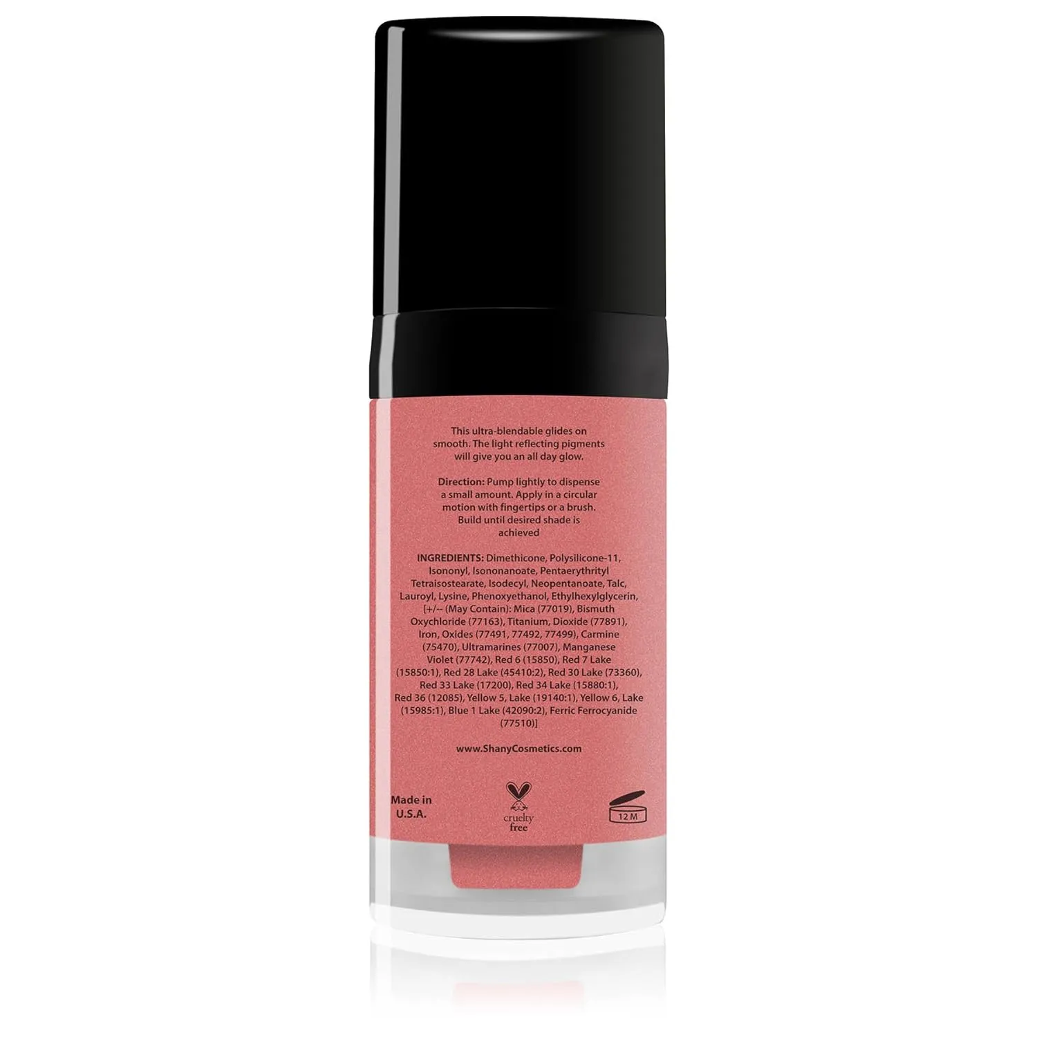 SHANY Paraben Free HD Liquid Cream Blush - Creamy & Blendable Color - EPIC FINAL (Pack of 2)