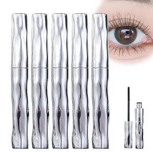 Steel Pipe Eyelash Primer, Waterproof Long Curling Mascara, Steel Tube Mascara Primer, No-Smudge Long-Lasting Eyelash Primer (5 Pcs)