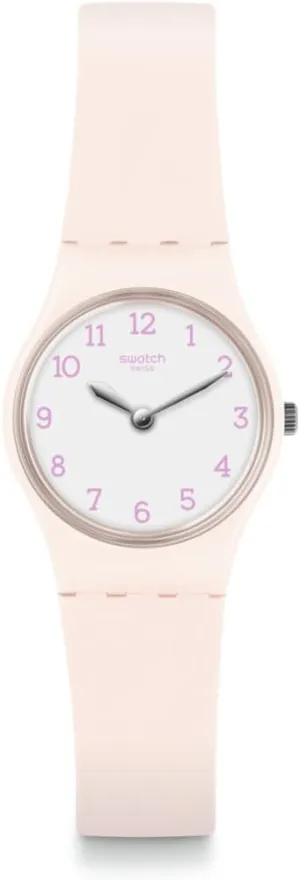 Swatch Women Casual Pink Watch Plastic Quartz Pinkbelle