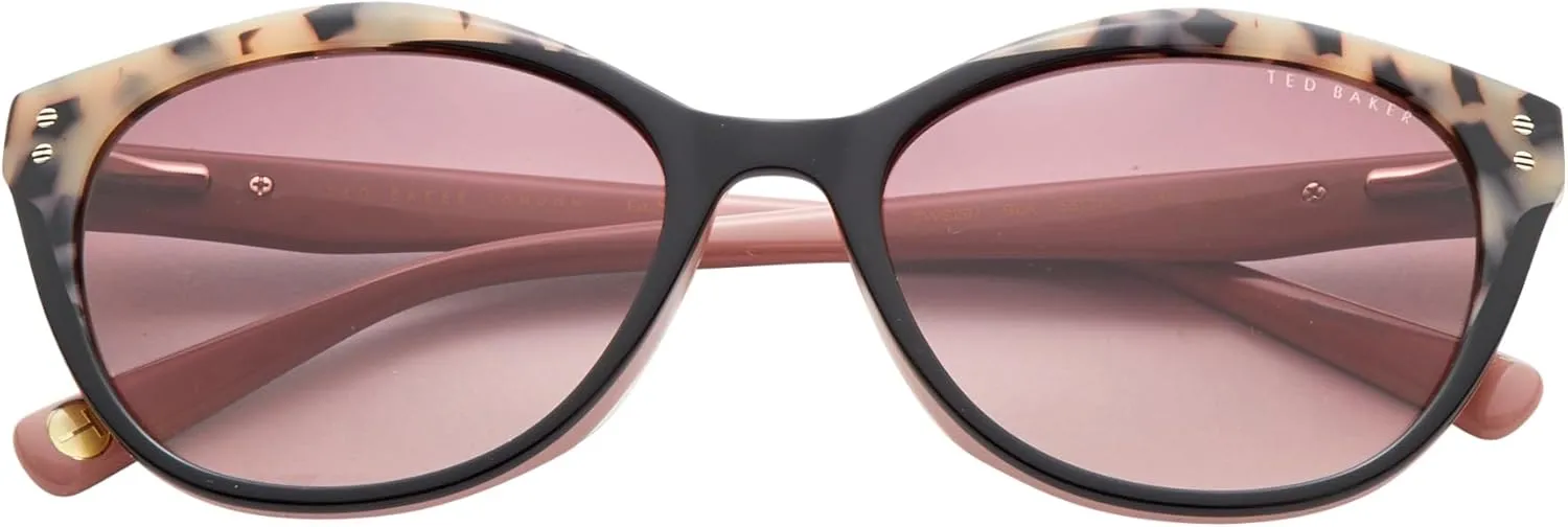 Ted Baker TWS297 Cat Eye Sunglasses for Women, 55 mm, UV400 Protection